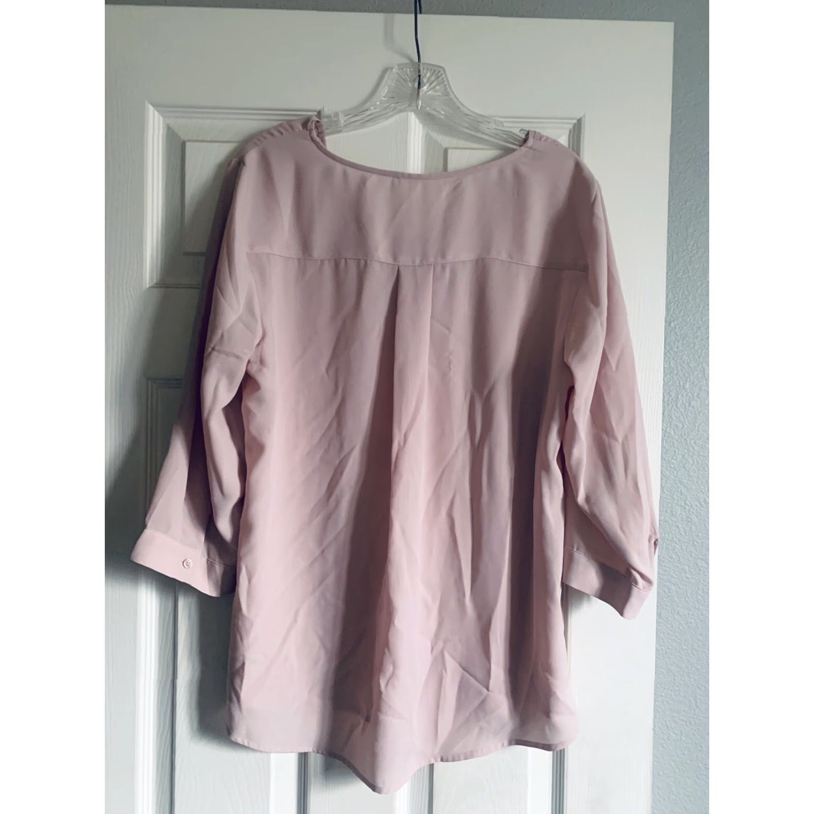 Vintage Blouse T-Shirt Women Pink V-Neck Long Sleeve Nwt Maurice Sz Large Regular Size L Size L / US 10 / IT 46 - 5 Thumbnail