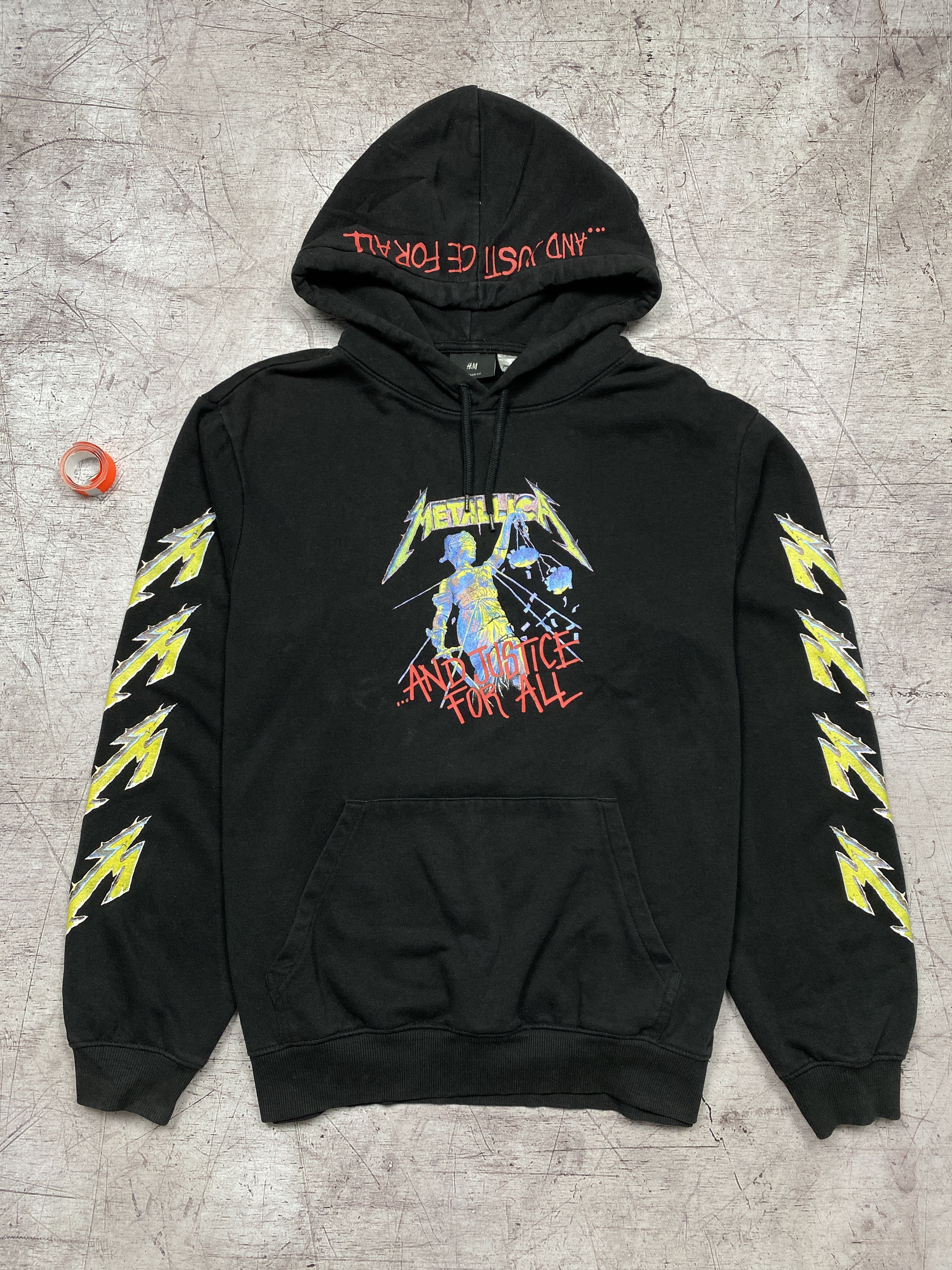 Band Tees × Metallica Metallica Justice For All Mens Rock Band Hoodie Size US L / EU 52-54 / 3 - 1 Thumbnail