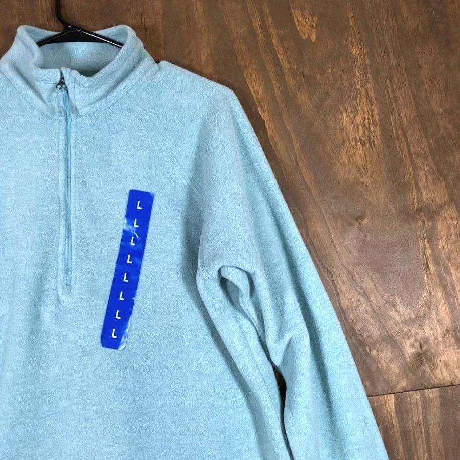 Eddie Bauer Eddie Bauer Womens Sweater Sea Blue Pullover Fleece 1/4 Zip Long Sleeve Large Size L / US 10 / IT 46 - 5 Thumbnail