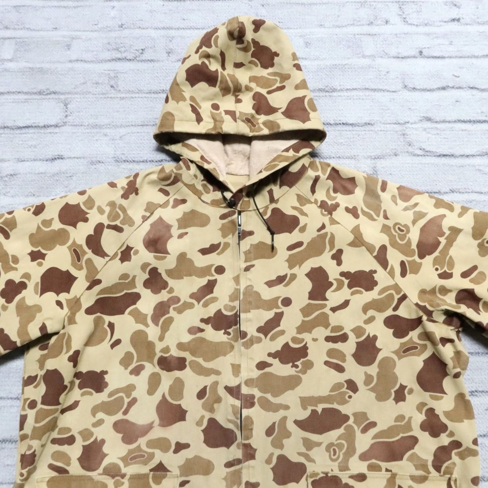 Eddie Bauer Vintage Eddie Bauer Waterproof Parka Jacket M Camouflage Brown Mens Size US M / EU 48-50 / 2 - 2 Thumbnail
