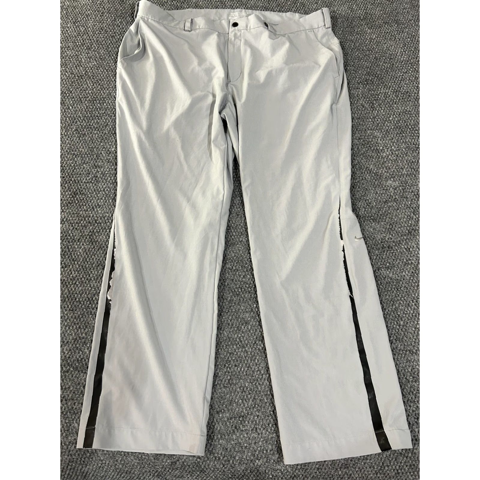 Nike Nike Golf Tour Performance Pants Mens 40x30 Gray Rain Water Resistant Golf Size US 40 / EU 56 - 2 Thumbnail