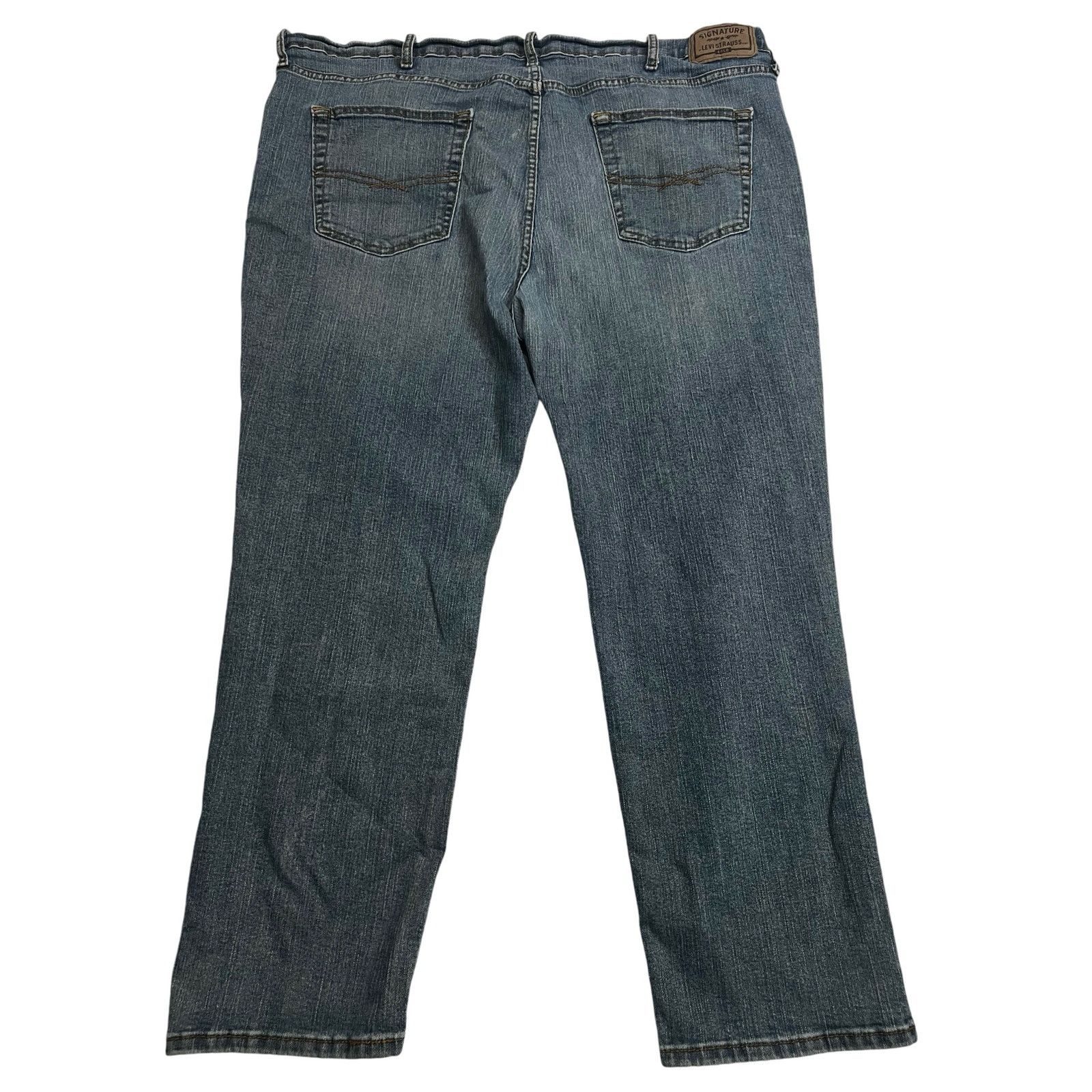 Levi's Signature Levi Strauss Men’s Athletic Fit Jeans 44x30 Blue Size US 44 / EU 60 - 2 Thumbnail