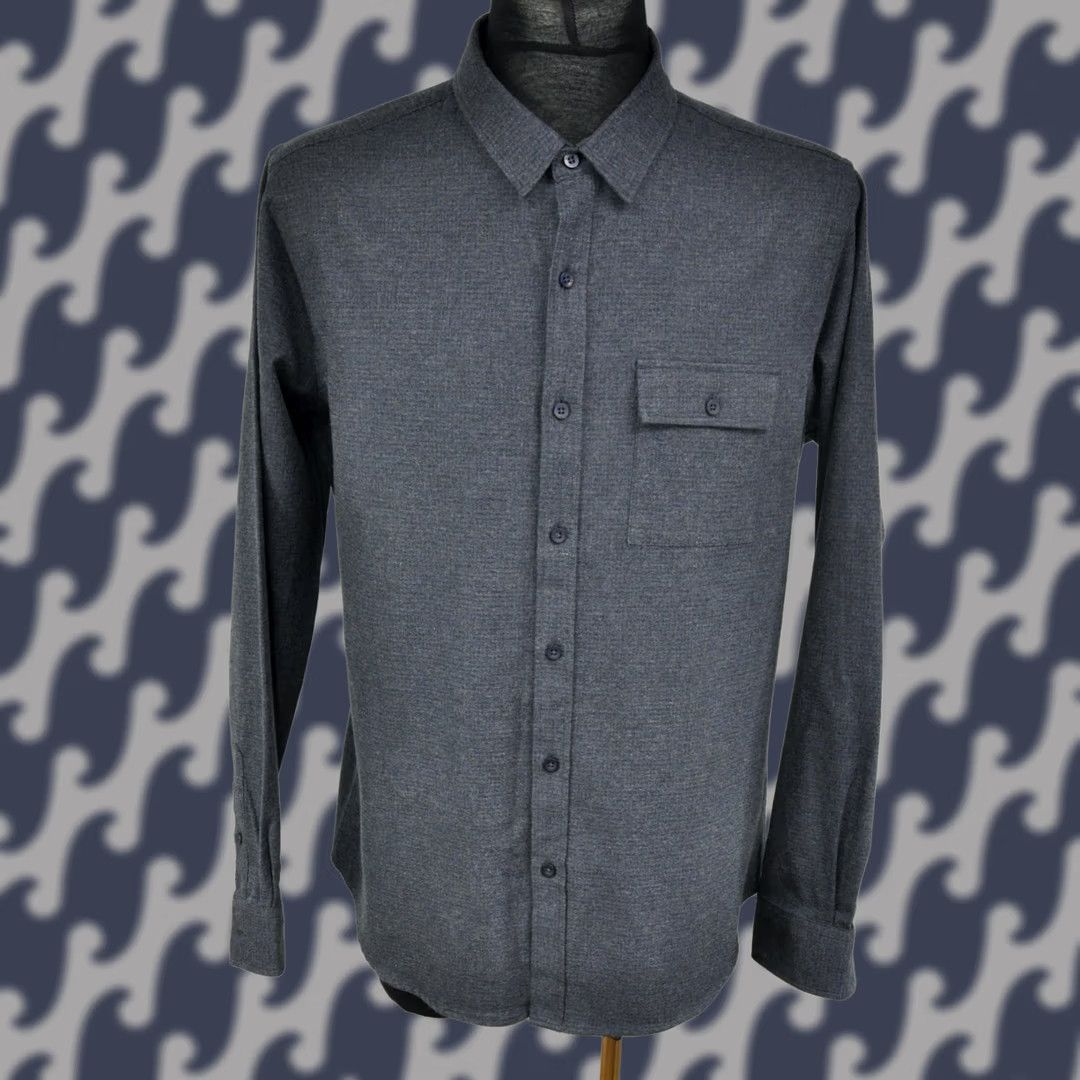 Vintage Nigel Hall Shirt Check Flannel Button-Up Pocket Gray L Mens Size US L / EU 52-54 / 3 - 1 Thumbnail
