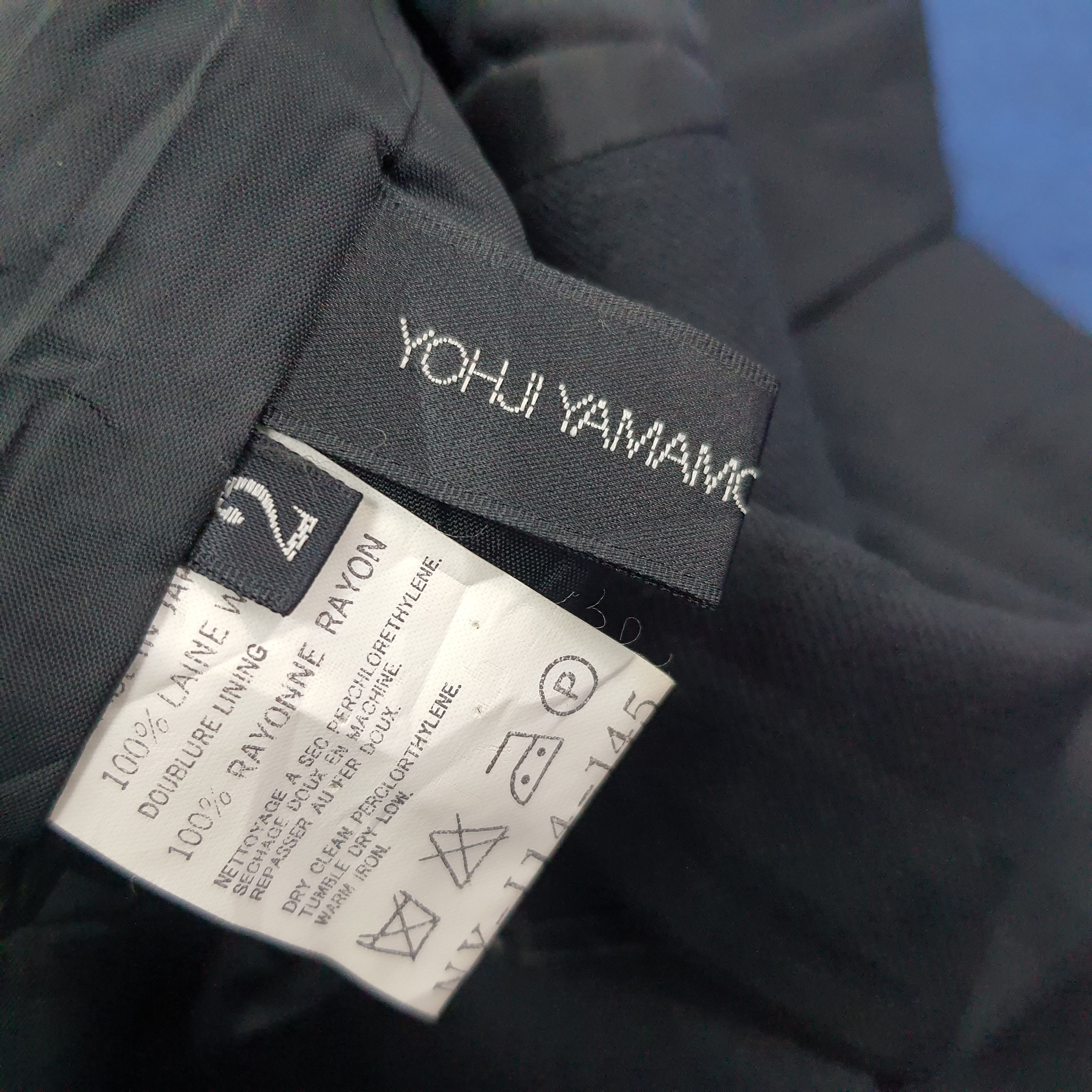 Yohji Yamamoto Vintage Yohji Yamamoto NOIR Black Longline Blazer C268N27 Size XS / US 0-2 / IT 36-38 - 4 Thumbnail