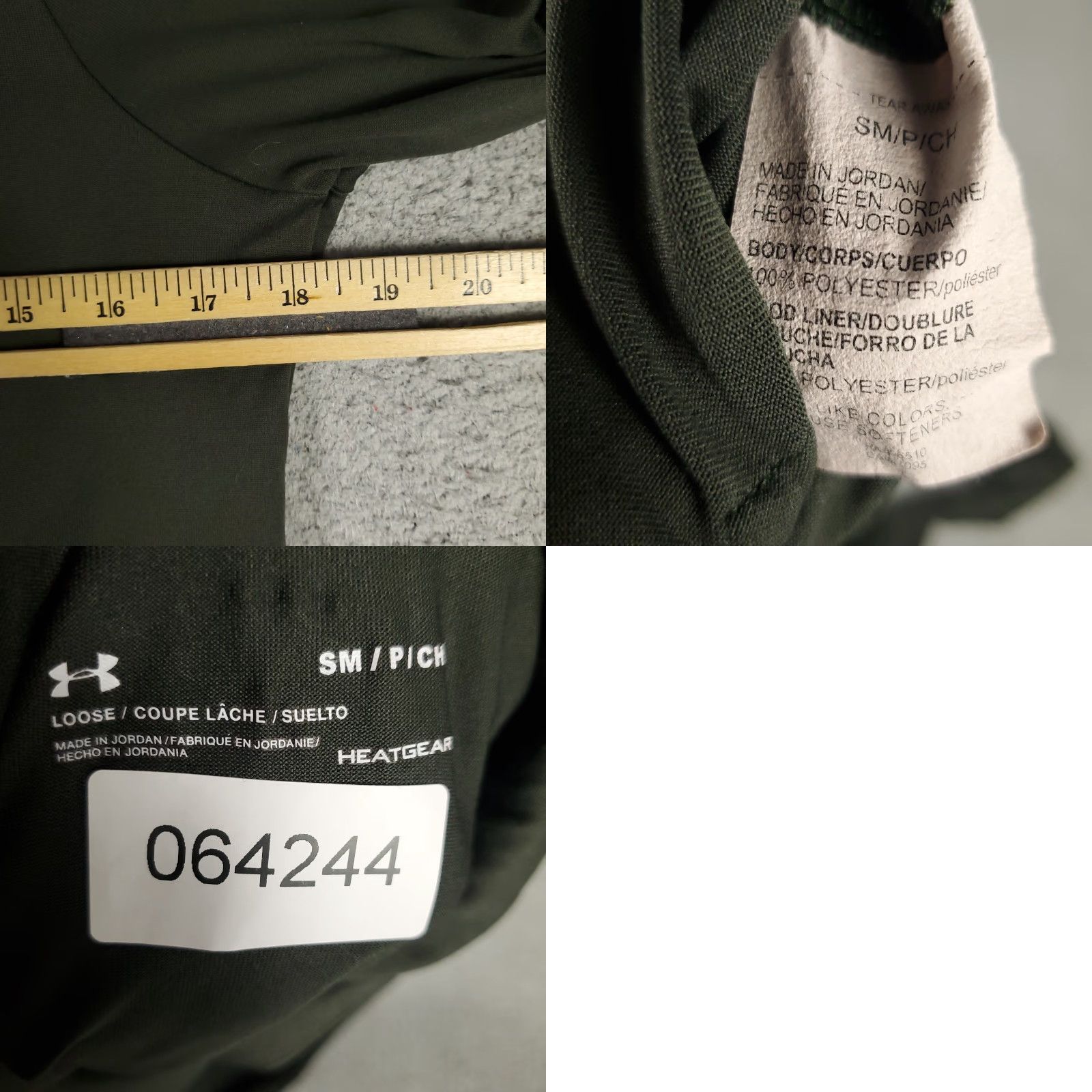 Under Armour Under armour Project Rock Shirt Mens Small Green Hoodie Pullover Long Sleeve T-Shirt Size US L / EU 52-54 / 3 - 8 Thumbnail