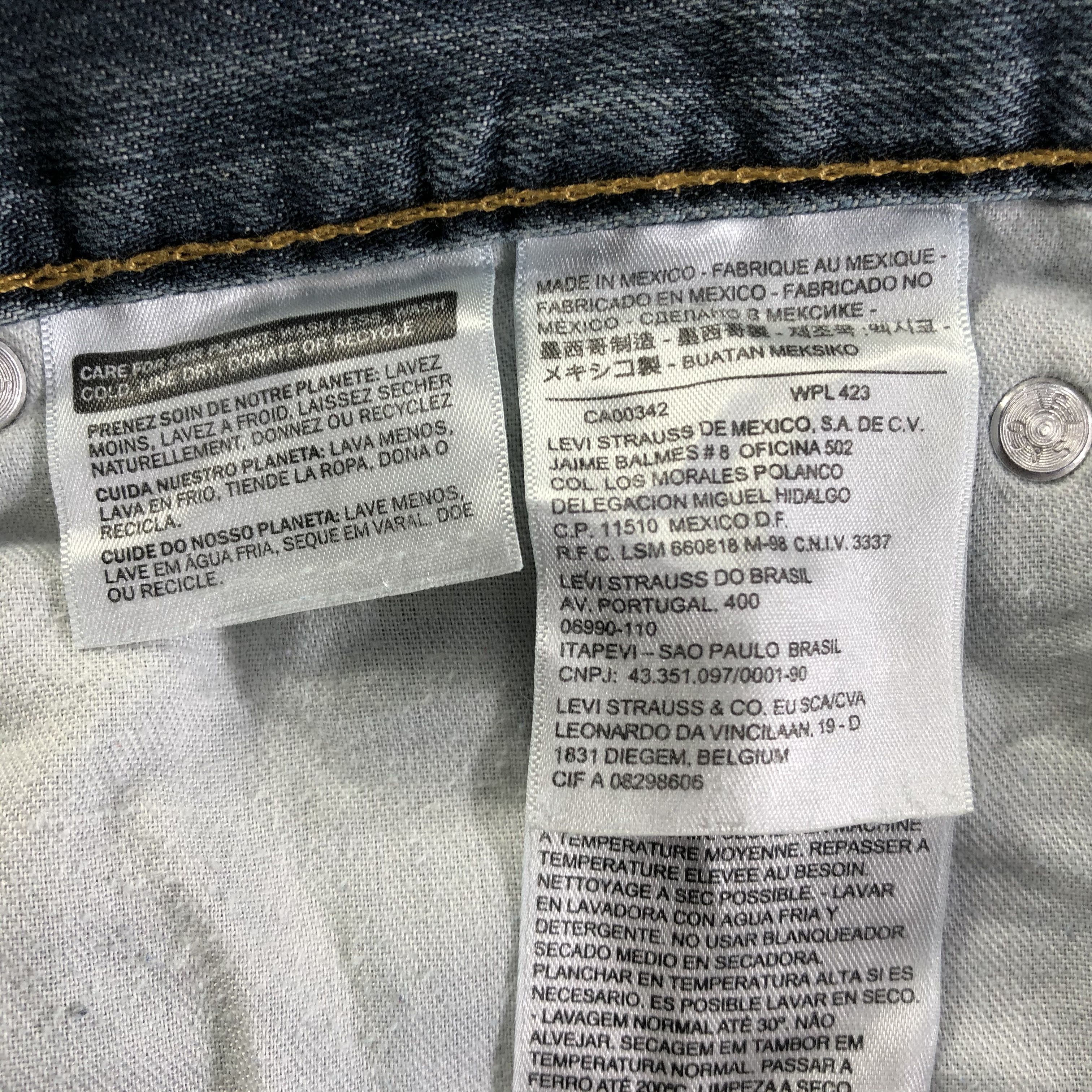 Levi's Vintage Levis 521 Jeans-J4197 Size US 31 - 9 Thumbnail