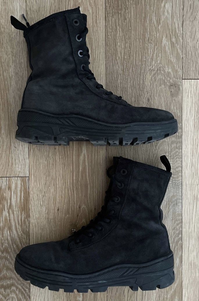 Yeezy Season Yeezy Season 6 Combat Boot Graphite | Grailed