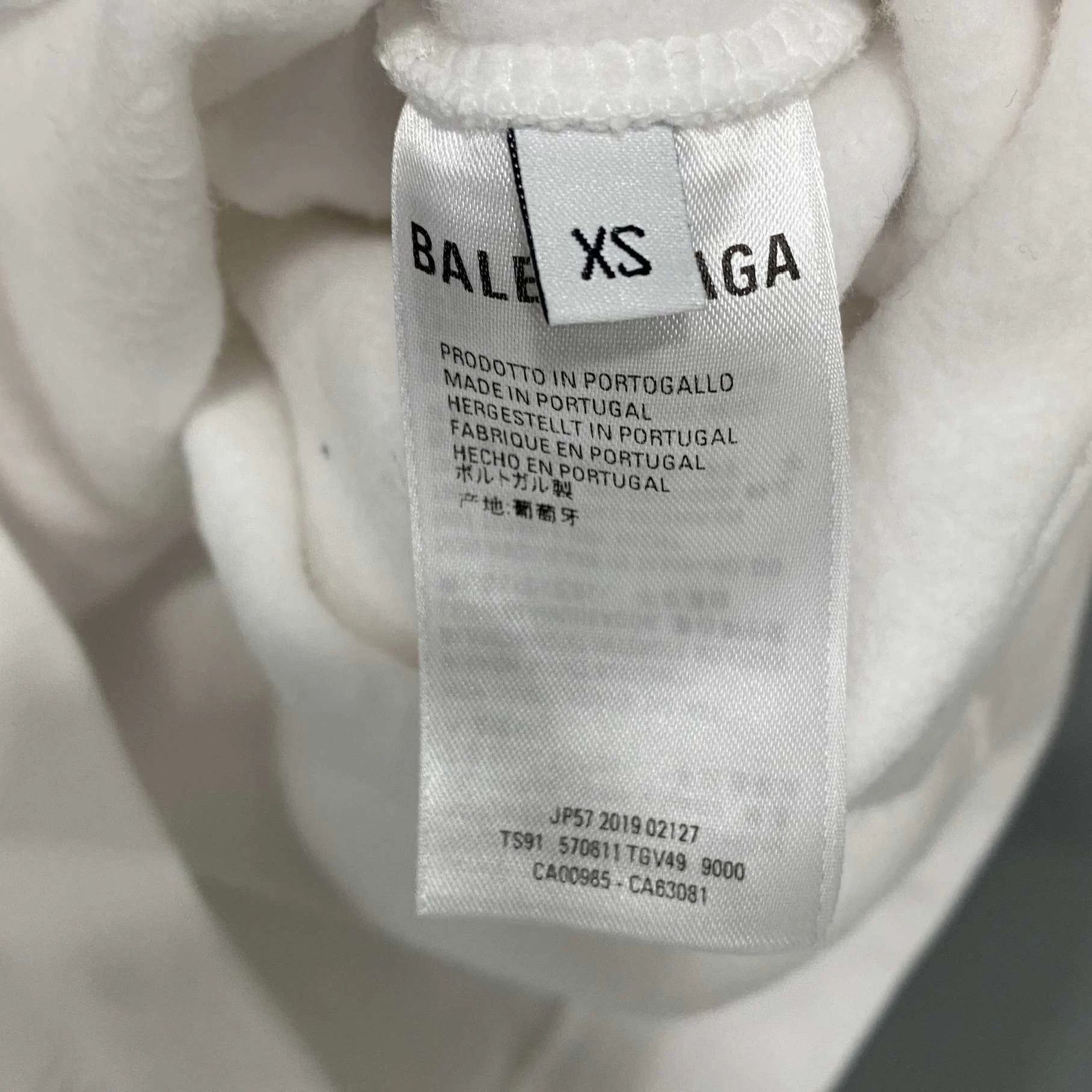 Balenciaga Balenciaga embroidered logo hoodie XS 99 New Size US XS / EU 42 / 0 - 4 Thumbnail