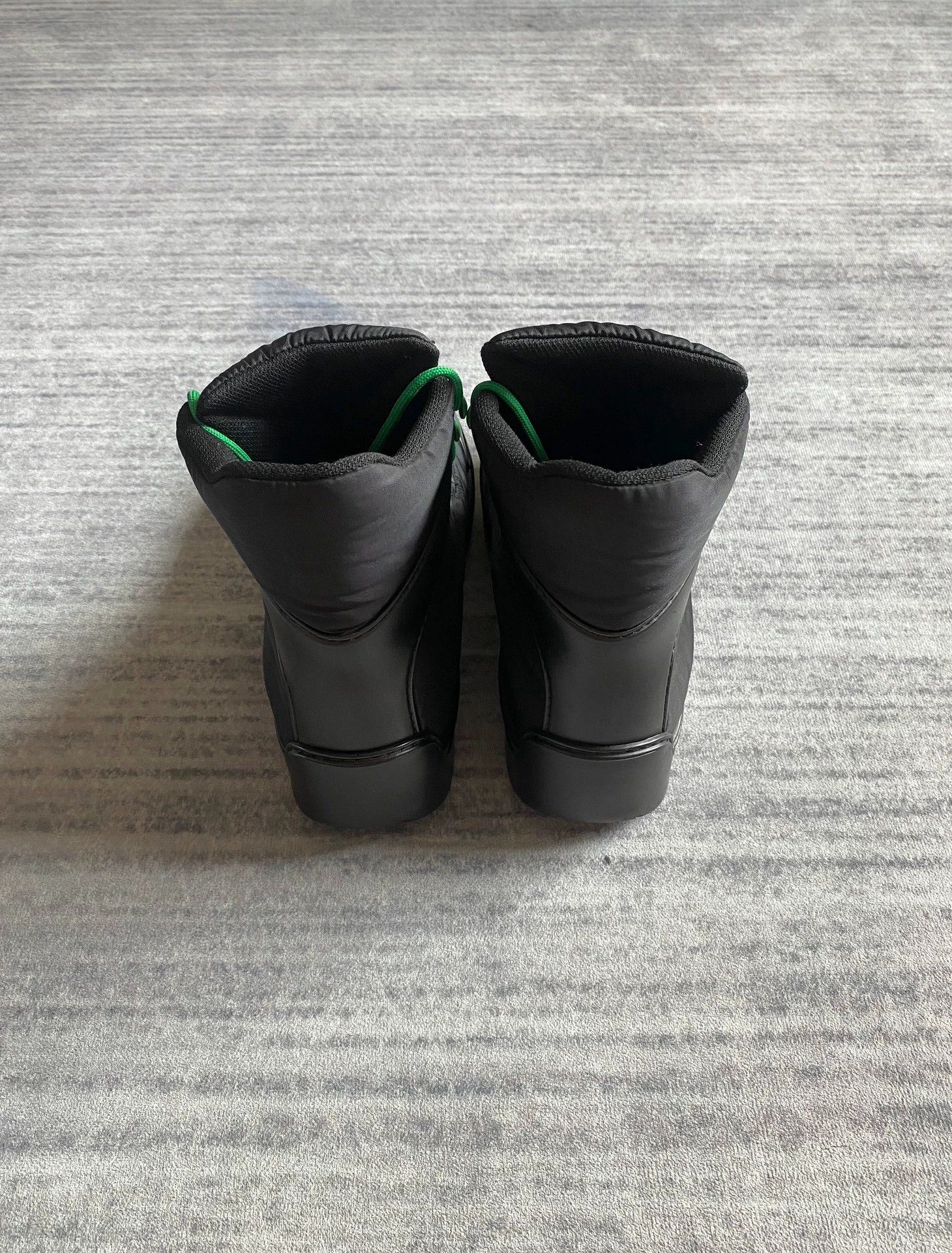 Bottega Veneta Bottega Veneta Black Green Nylon Hiking Boots Size US 7 / EU 40 - 5 Thumbnail