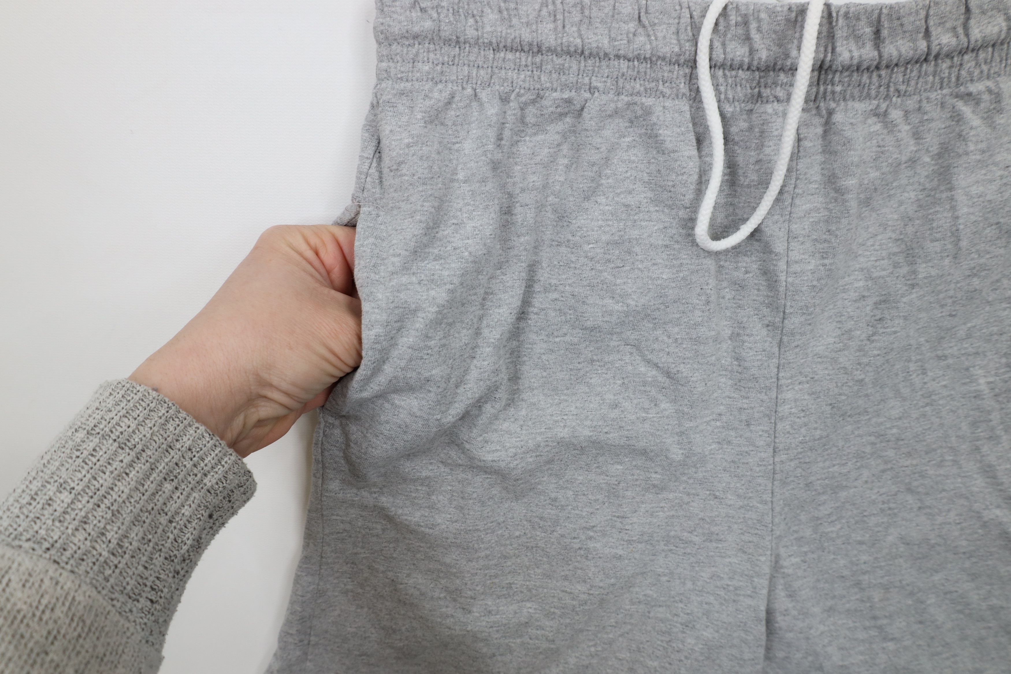 Vintage Vintage 90s Streetwear Above Knee Cotton Shorts Heather Gray Size US 32 / EU 48 - 6 Thumbnail