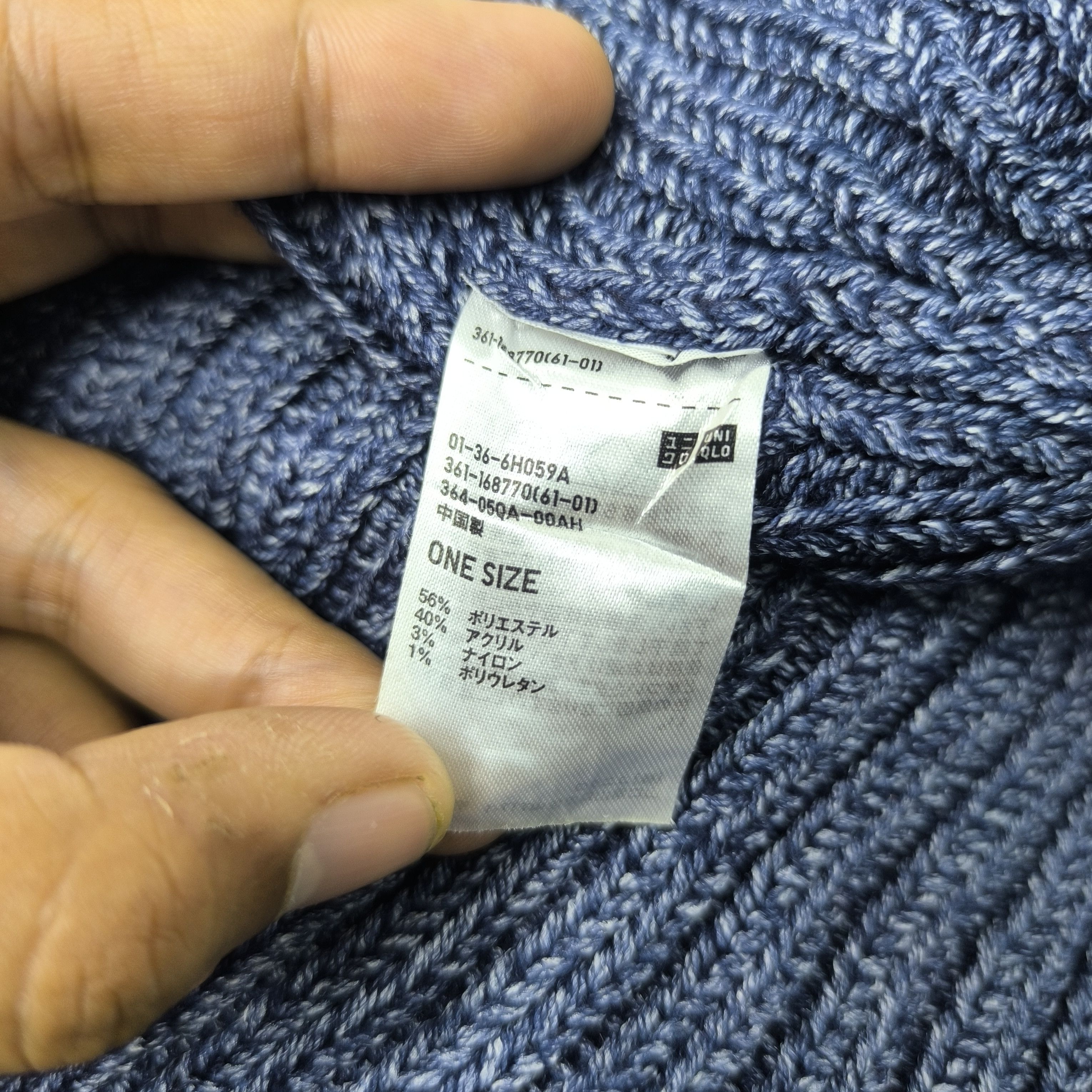 Japanese Brand 💥 Japanese brand uniqlo plain beanie hat Size ONE SIZE - 3 Thumbnail