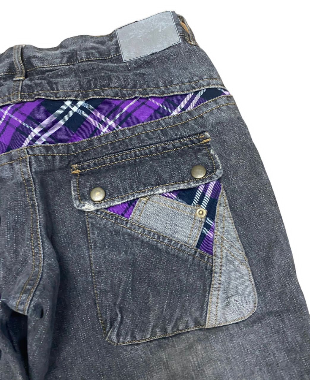 💥BEST OFFER💥SEX POT LABEL PUNK DISTRESSED DENIM
