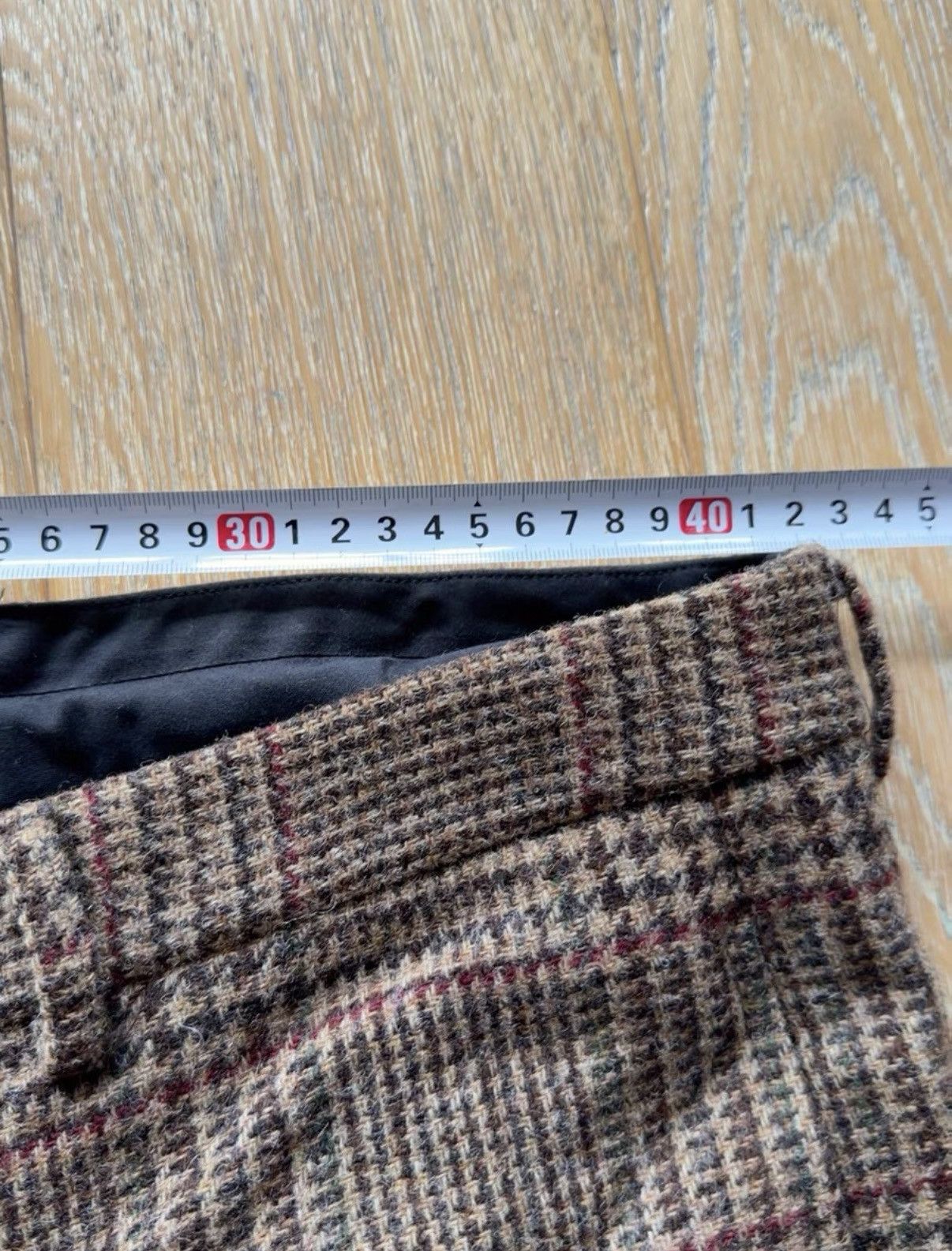 R13 R13 Wool Checkered Trousers with Crotch Opening Size US 29 - 3 Thumbnail