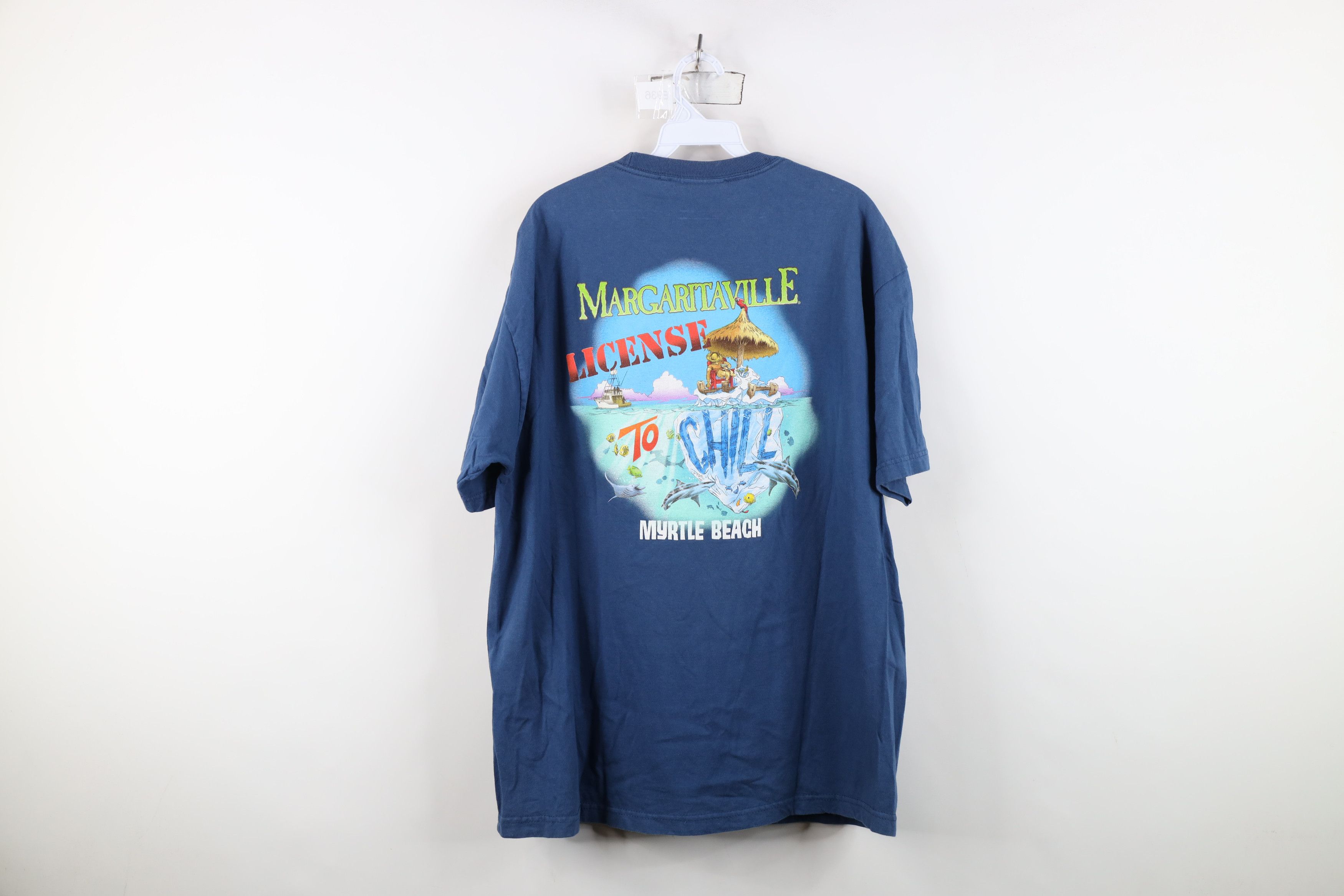 Vintage Vintage Y2K Margaritaville Jimmy Myrtle Beach T-Shirt Size US XL / EU 56 / 4 - 12 Thumbnail
