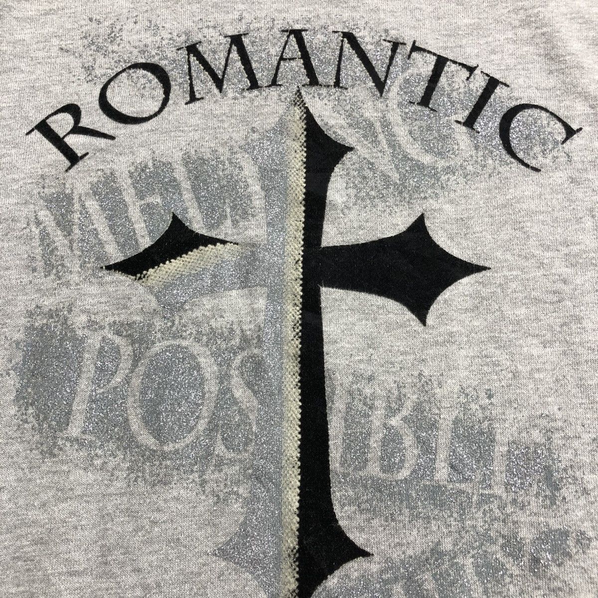 14th Addiction × If Six Was Nine × Japanese Brand 💥Crazy Romatic Shimmer Cross Grunge LGB GOA Sweatshir Size US M / EU 48-50 / 2 - 3 Thumbnail