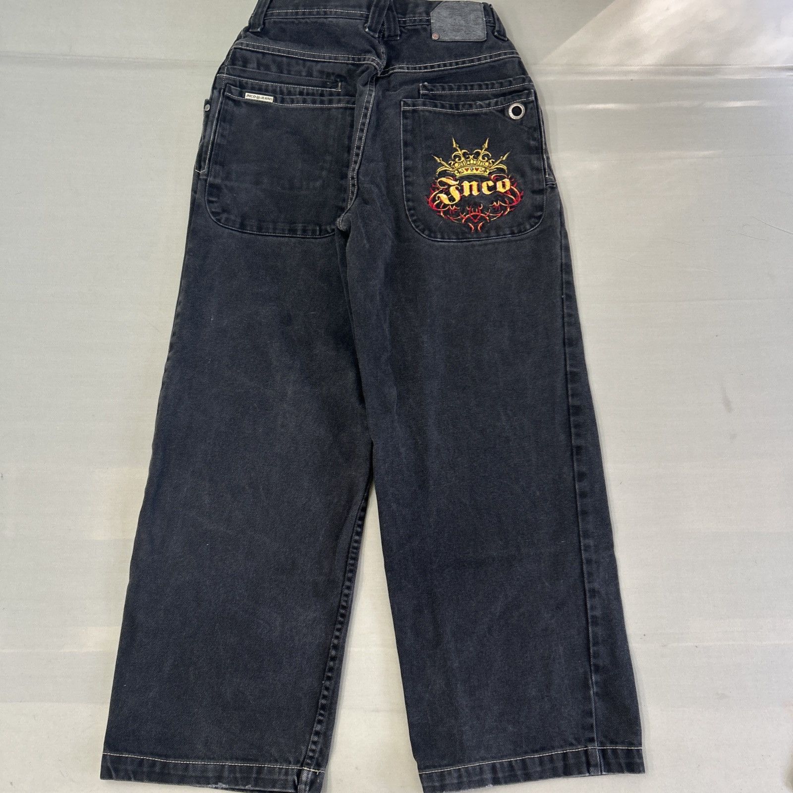 JNCO VTG JNCO Embroidered Crown Royal Jeans 29x28 Womens Size 18 Size 40" / US 18 - 1 Thumbnail