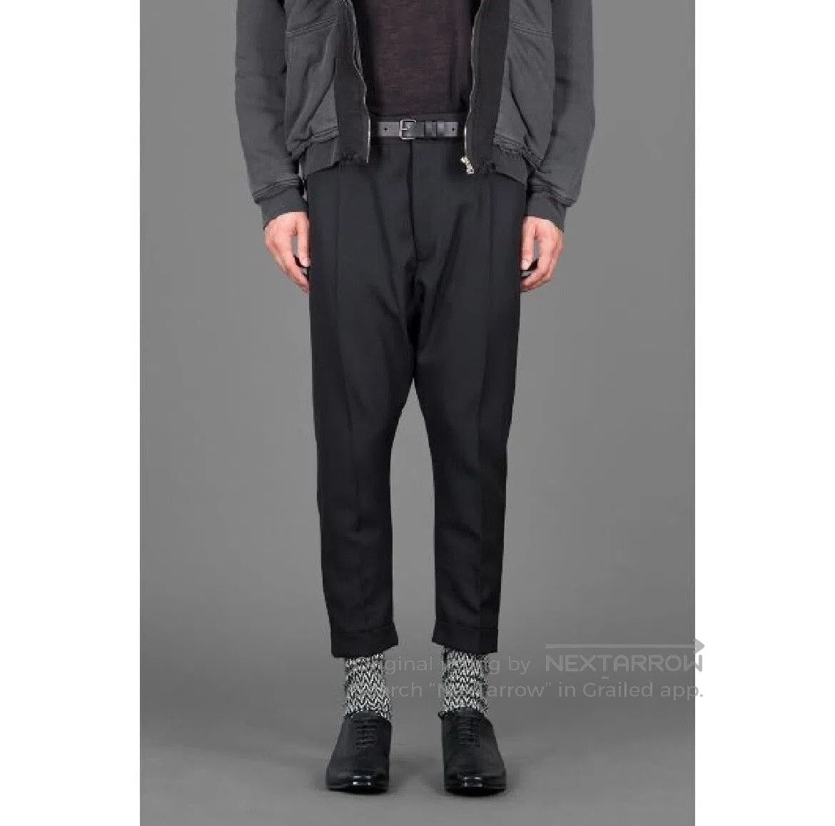 Haider Ackermann Haider Ackermann 14FW Curved Wool Trousers. Size US 32 / EU 48 - 8 Thumbnail