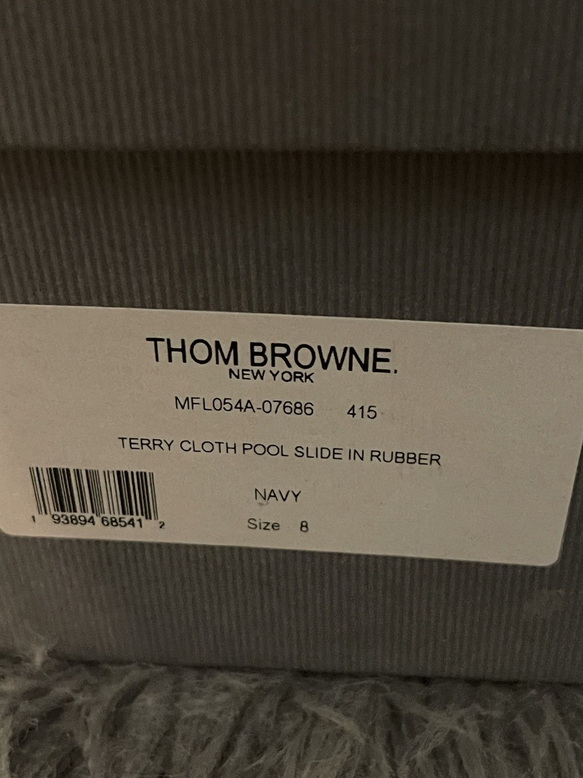 Thom Browne Thom Browne cloth pool slide in rubber Size US 8 / EU 41 - 5 Thumbnail