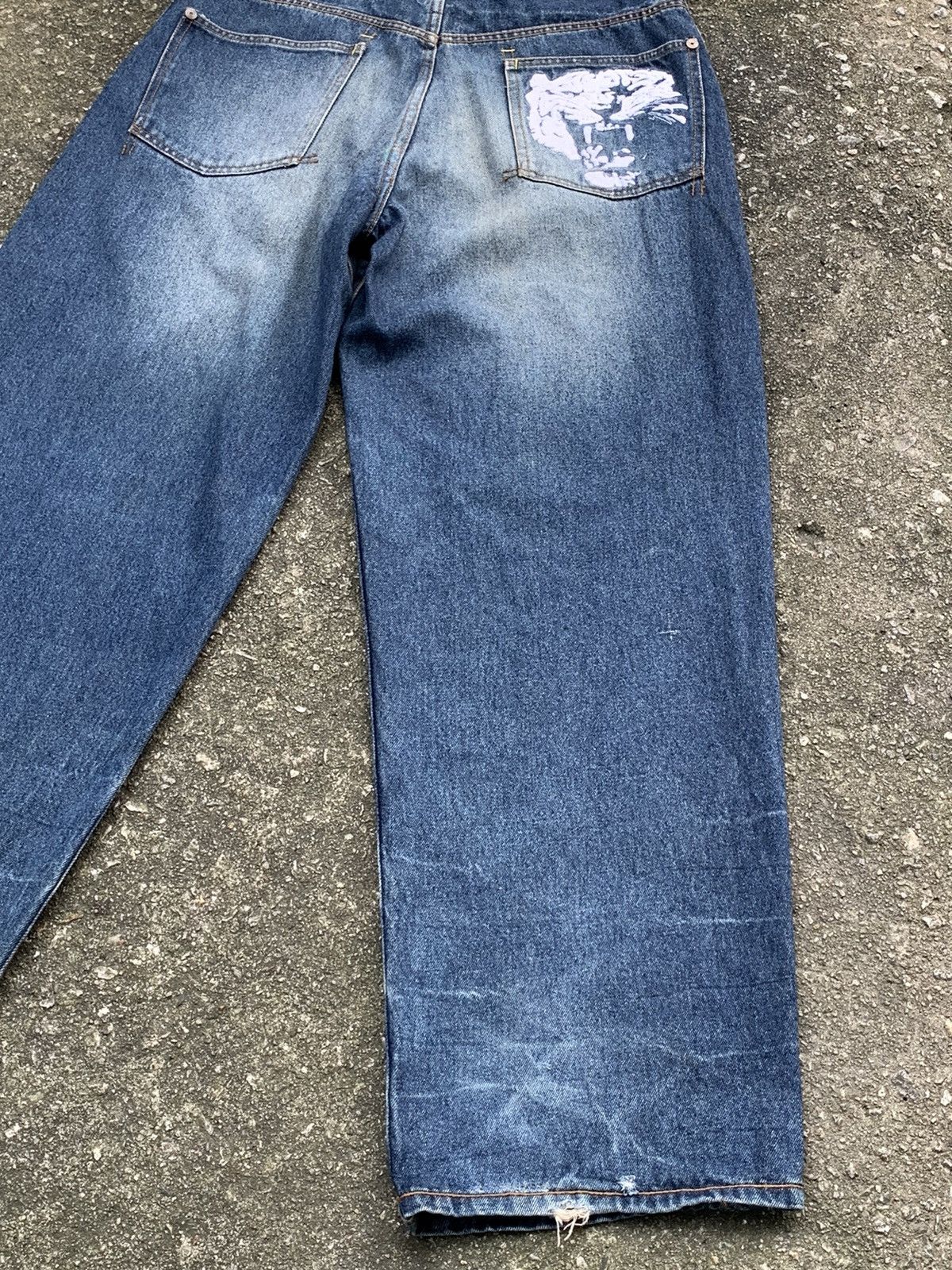 Sean John Rare.. Vintage Sean John Embroidered Denim Jeans Pants Size US 32 / EU 48 - 12 Thumbnail
