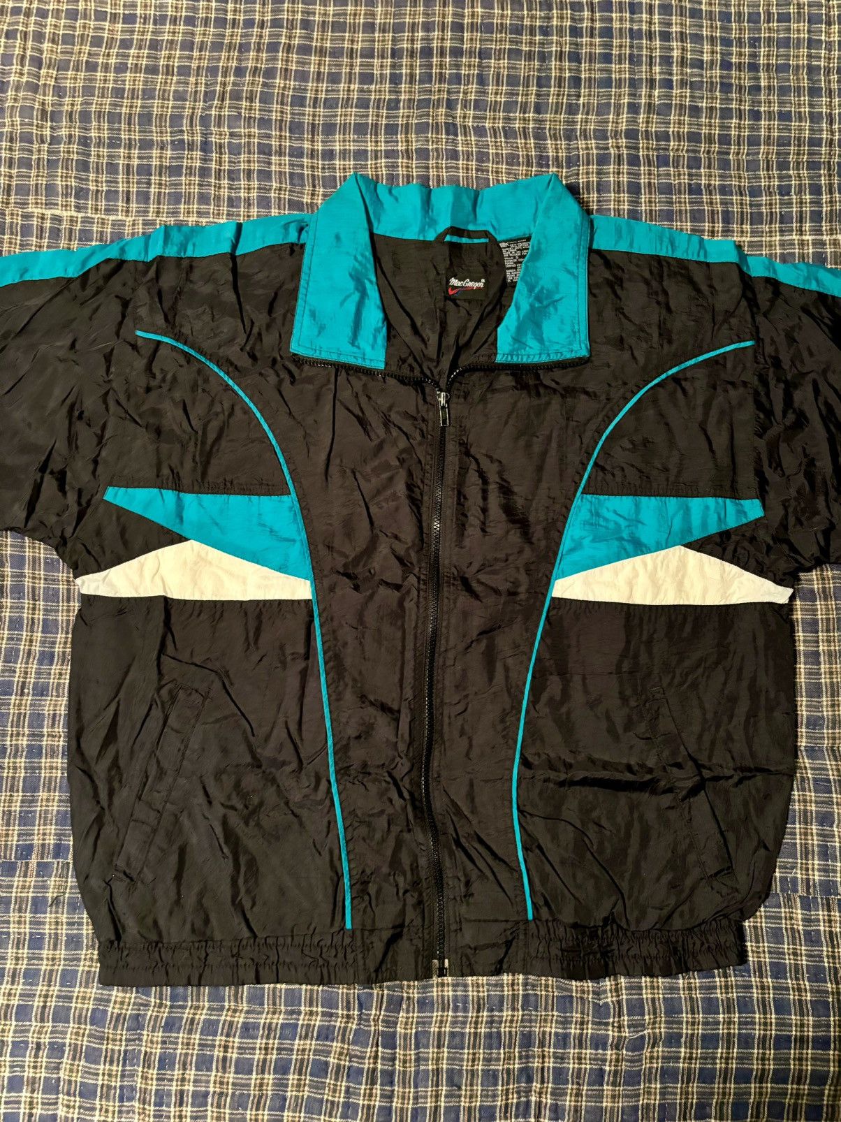 MacGregor Retro Windbreaker Lightweight Y2K ‘90s Jacket Zip-Up Color Size US L / EU 52-54 / 3 - 2 Thumbnail