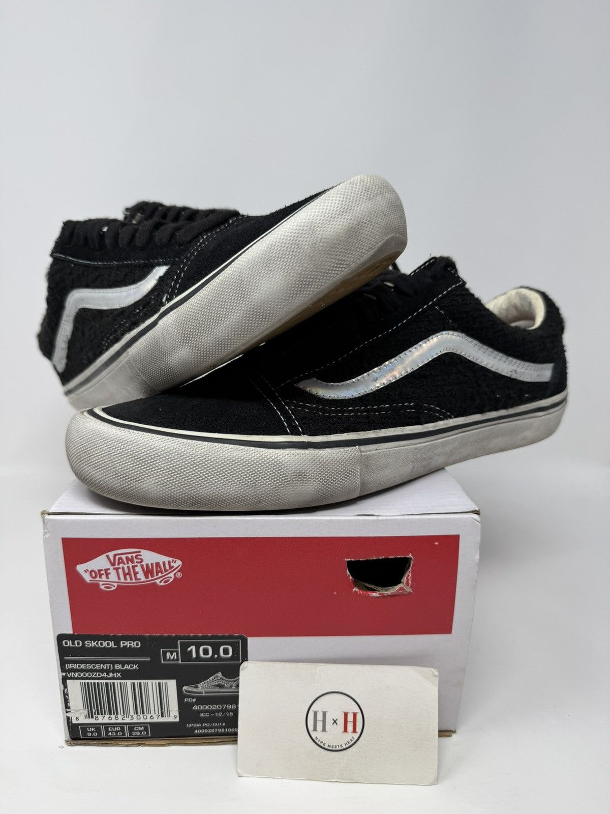 Supreme Supreme Vans Old Skool Pro Iridescent Black 2016 | Grailed