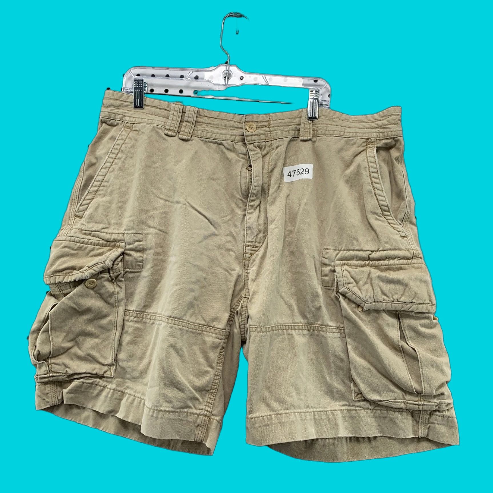 Polo Ralph Lauren VINTAGE Polo Ralph Lauren Military Shorts Mens 40 Beige Outdoor Utility 40x9.5 Cargo Pocket Beige Mens Shorts Size US L / EU 52-54 / 3 - 1 Thumbnail