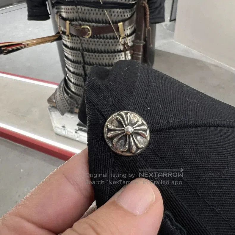 Chrome Hearts Chrome Hearts Black Cross Patch Baseball Cap. Size ONE SIZE - 4 Thumbnail