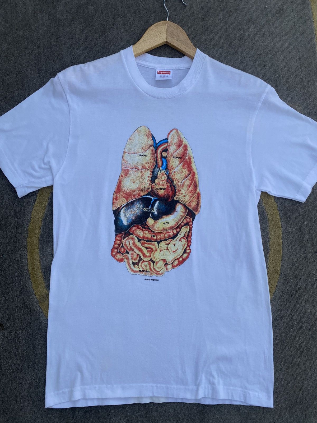 Supreme SUPREME GUTS TEE Size US S / EU 44-46 / 1 - 1 Thumbnail