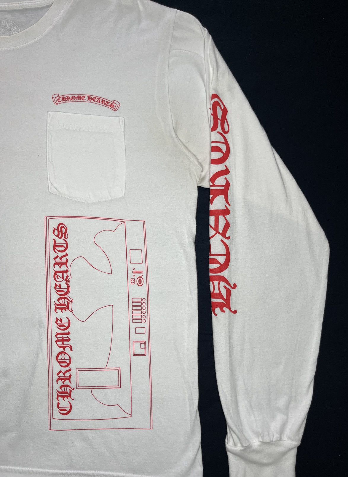 Chrome Hearts Chrome Hearts Scroll Long Sleeve Japan T-Shirt Size US XL / EU 56 / 4 - 3 Thumbnail