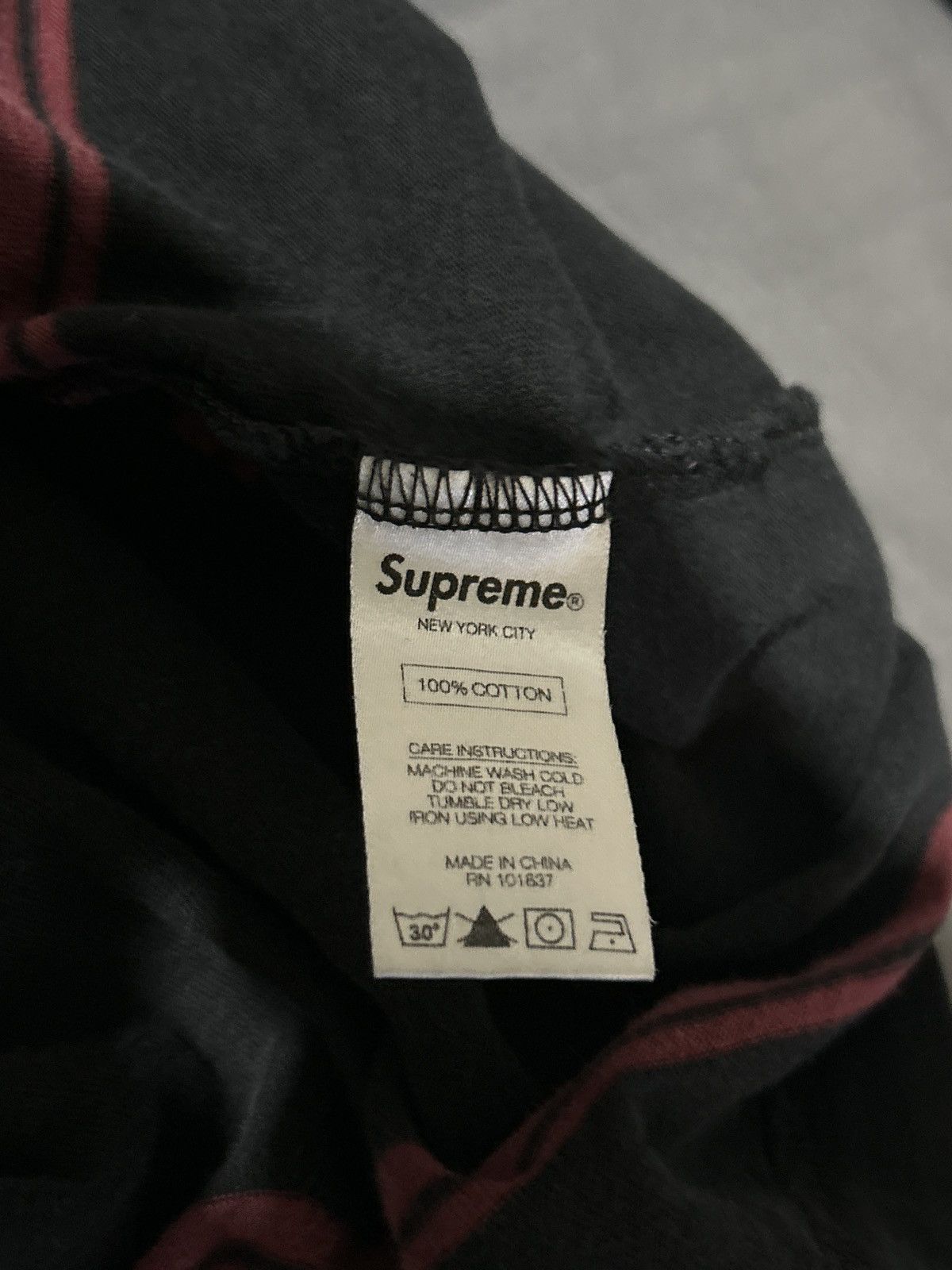 Supreme Supreme Old English - Striped Long Sleeve Shirt Size US M / EU 48-50 / 2 - 4 Thumbnail