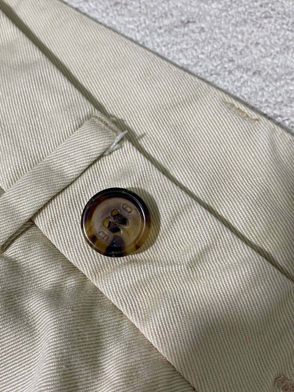 Dior SICK 💰 Dior Homme Trousers Beige cotton Size US 30 / EU 46 - 8 Thumbnail