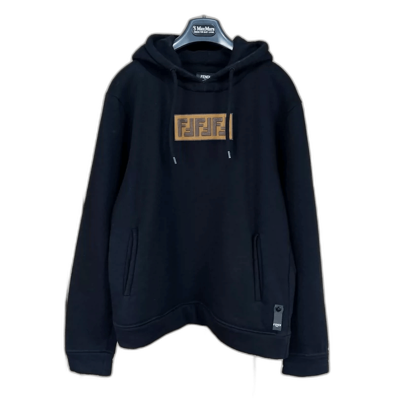 Fendi Fendi Embroidered Logo Wool Hoodie Size US L / EU 52-54 / 3 - 1 Thumbnail