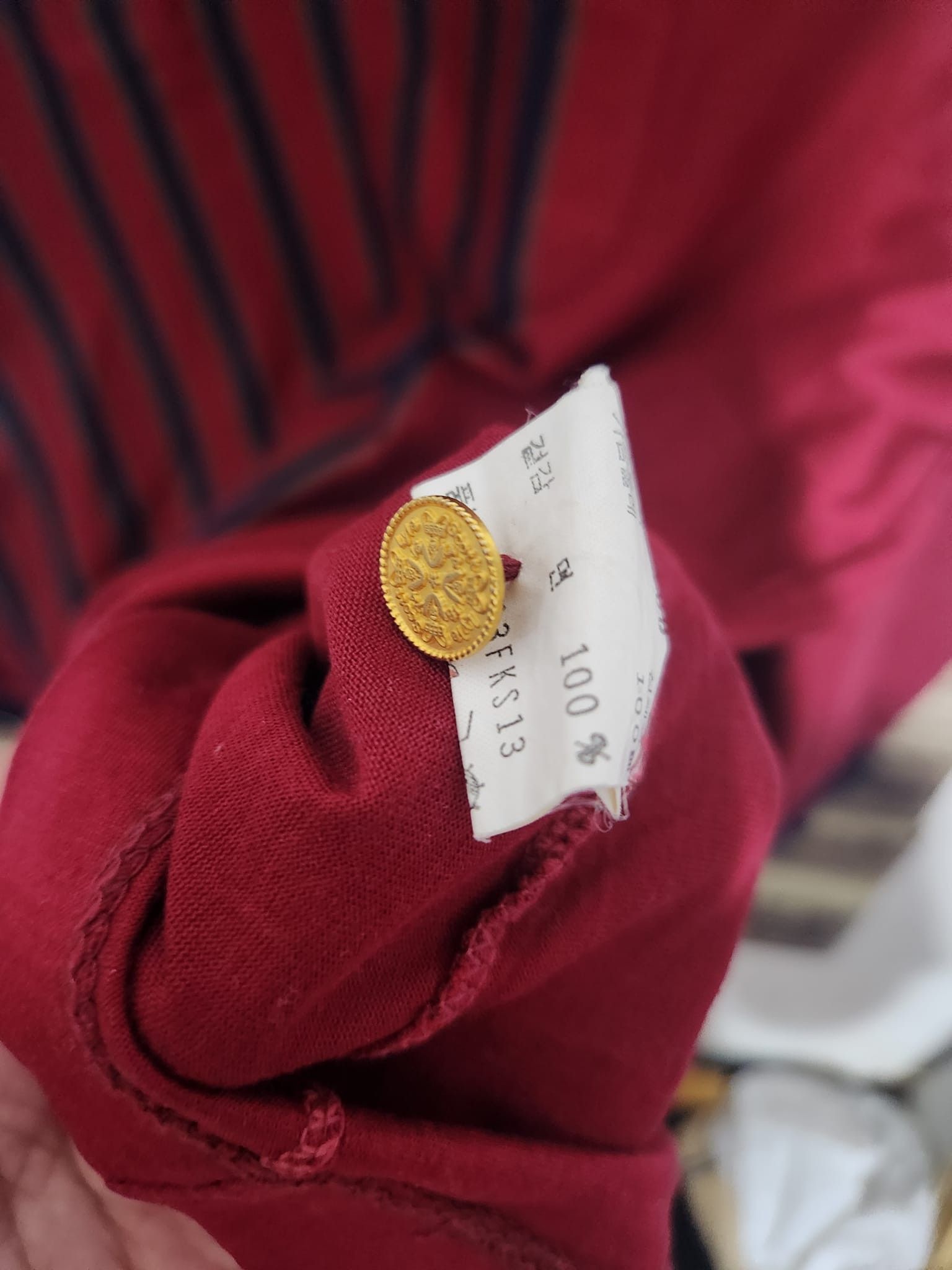 Lyle & Scott × Vintage Vintage Lyle & Scott Polo Shirt Stripe Long Sleeve Size US M / EU 48-50 / 2 - 5 Thumbnail