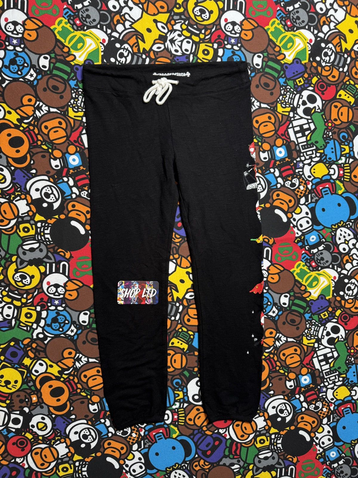 Chrome Hearts Chrome Hearts Kids Black Matty Boy Logo Sweatpants Size US 26 / EU 42 - 3 Thumbnail