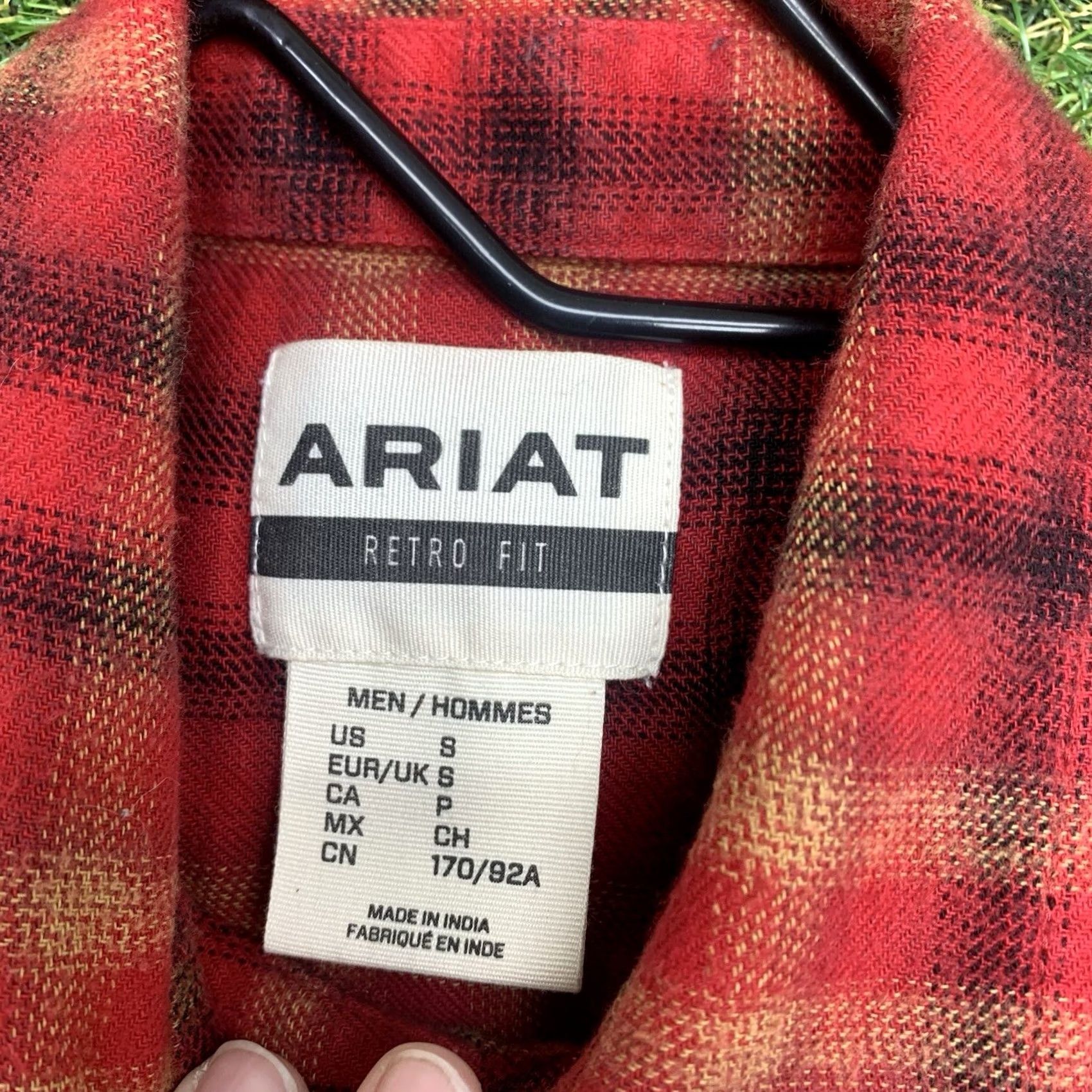 Ariat Ariat Button-Up Shirt Mens Small Red Flannel 2000s 90s Y2K Casual Workwear Plaid Button Down Collared Short Description: Regular Fit Size US S / EU 44-46 / 1 - 4 Thumbnail