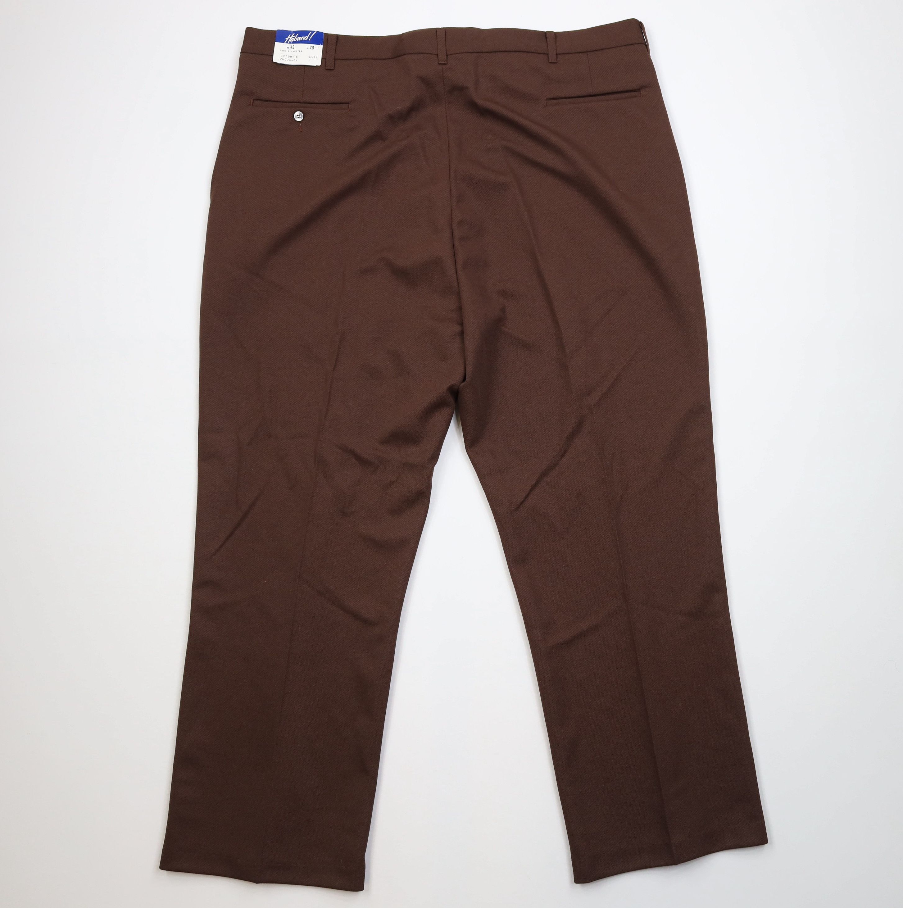 Vintage NOS Vintage 90s Streetwear Wide Leg Chino Pants Brown USA Size US 43 - 9 Thumbnail