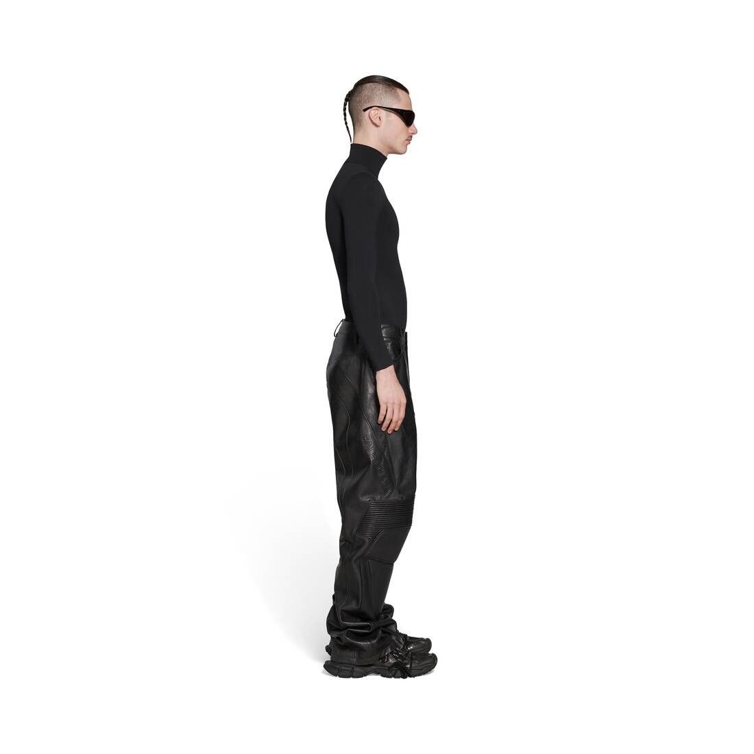 Balenciaga o1tr1nto0426 Biker Baggy Pants in Black Size US 30 / EU 46 - 3 Thumbnail