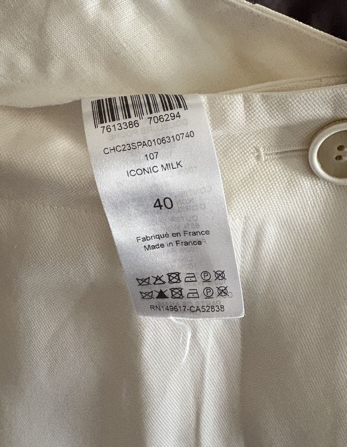 Chloe Chloé Cropped Wool Linen Blend Flared Palazzo Wide Leg Pant Size 28" / US 6 / IT 42 - 13 Thumbnail