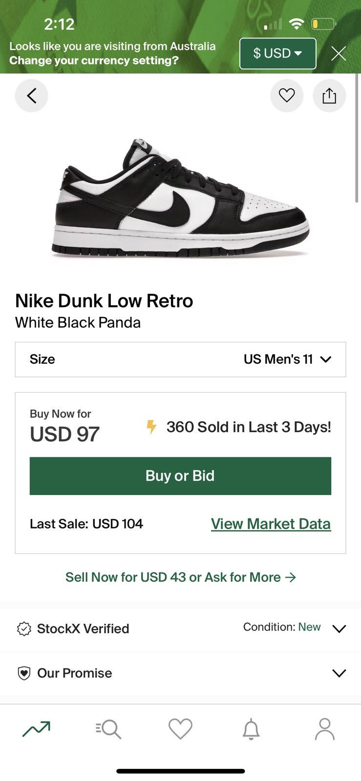 Panda Dunk nike low
