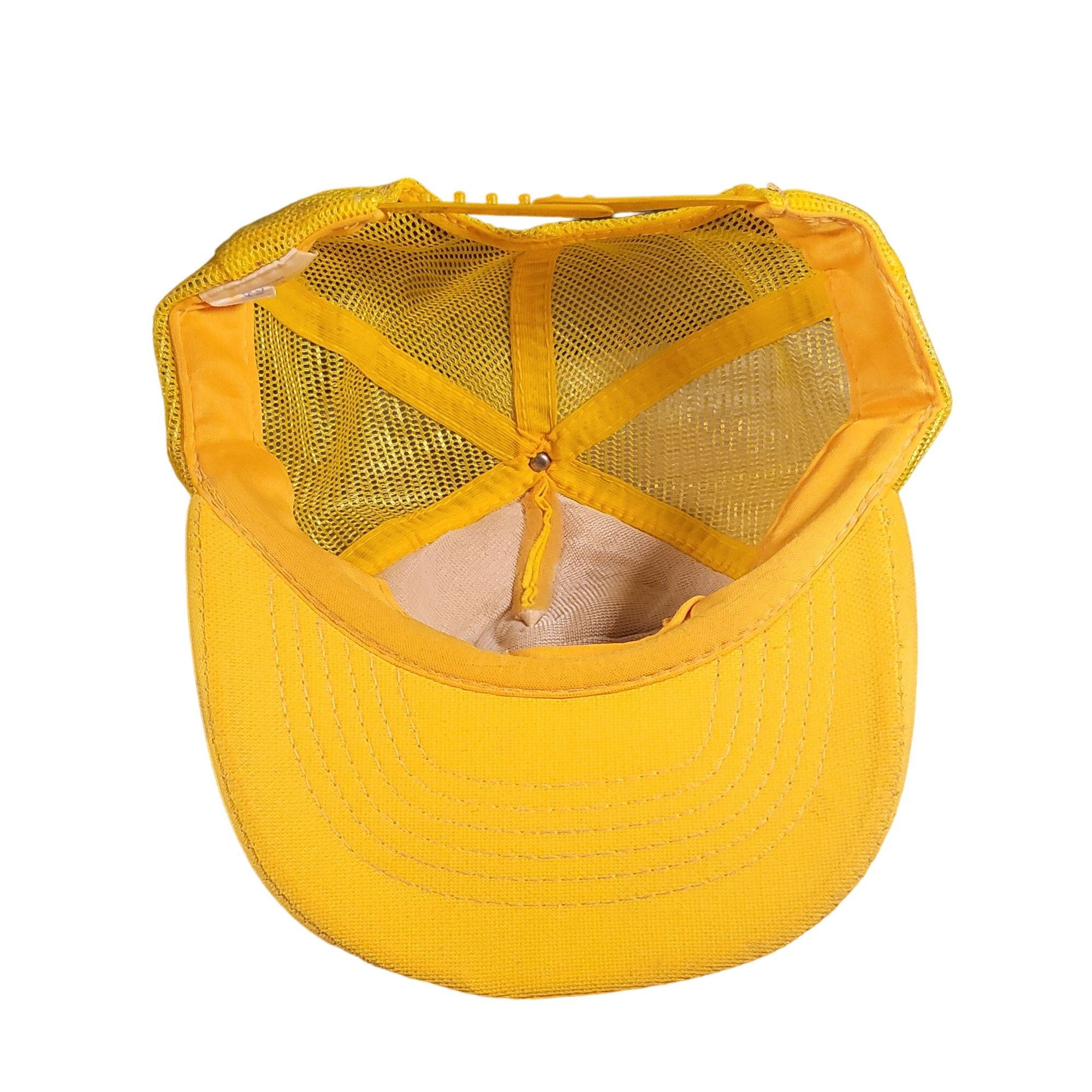 Vintage Vintage Goodyear Safety Watch Trucker Snapback Hat Yellow Bi Size ONE SIZE - 6 Thumbnail