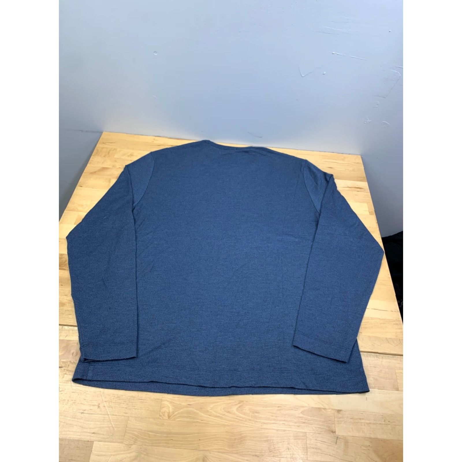 Theory Theory Gaskell Long Sleeve Shirt Mens L Blue Regular Cotton 12359 Size US L / EU 52-54 / 3 - 7 Thumbnail