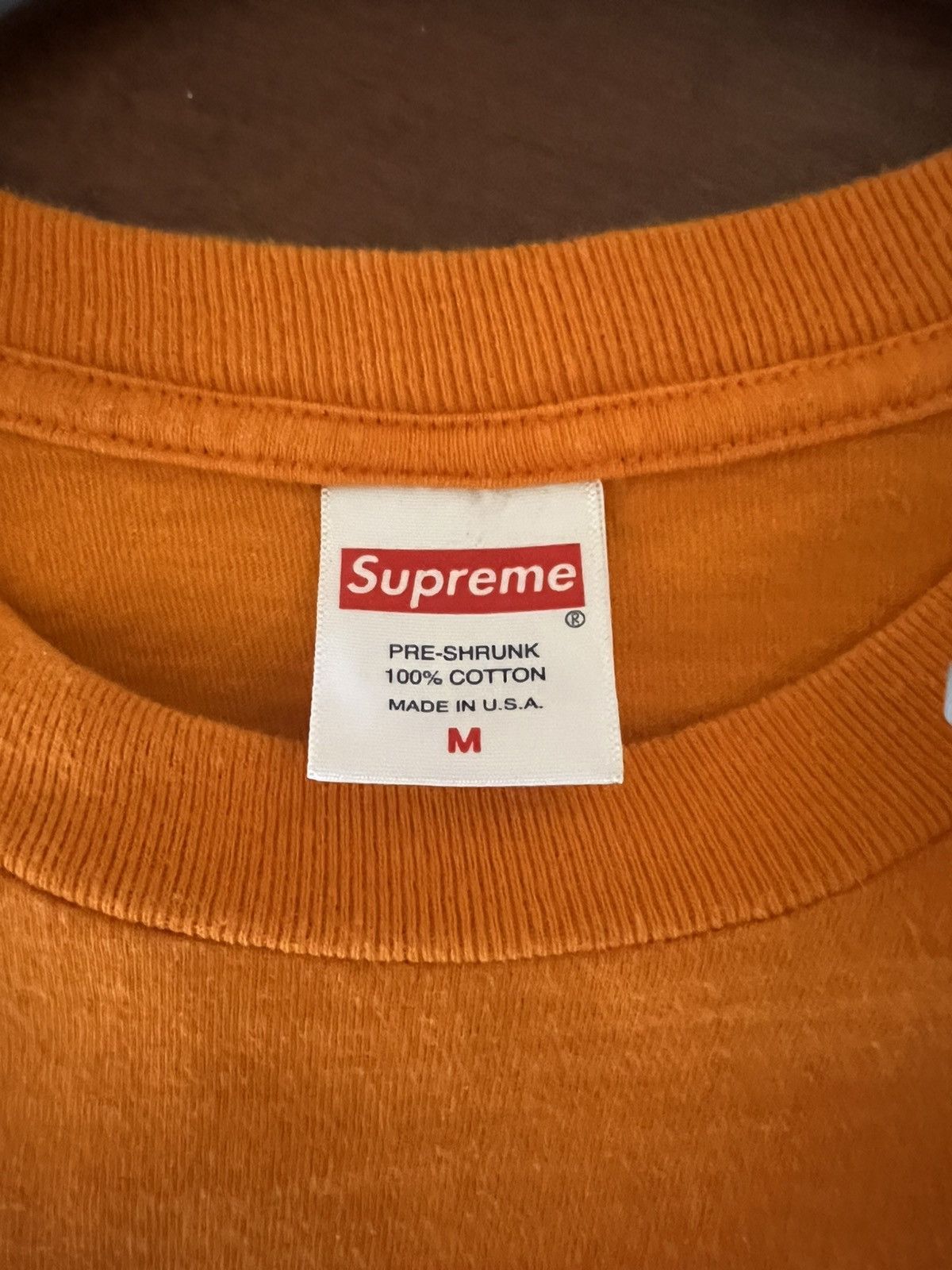 Supreme × Thrasher Supreme Thrasher Skyline Tee Orange Size US L / EU 52-54 / 3 - 5 Thumbnail
