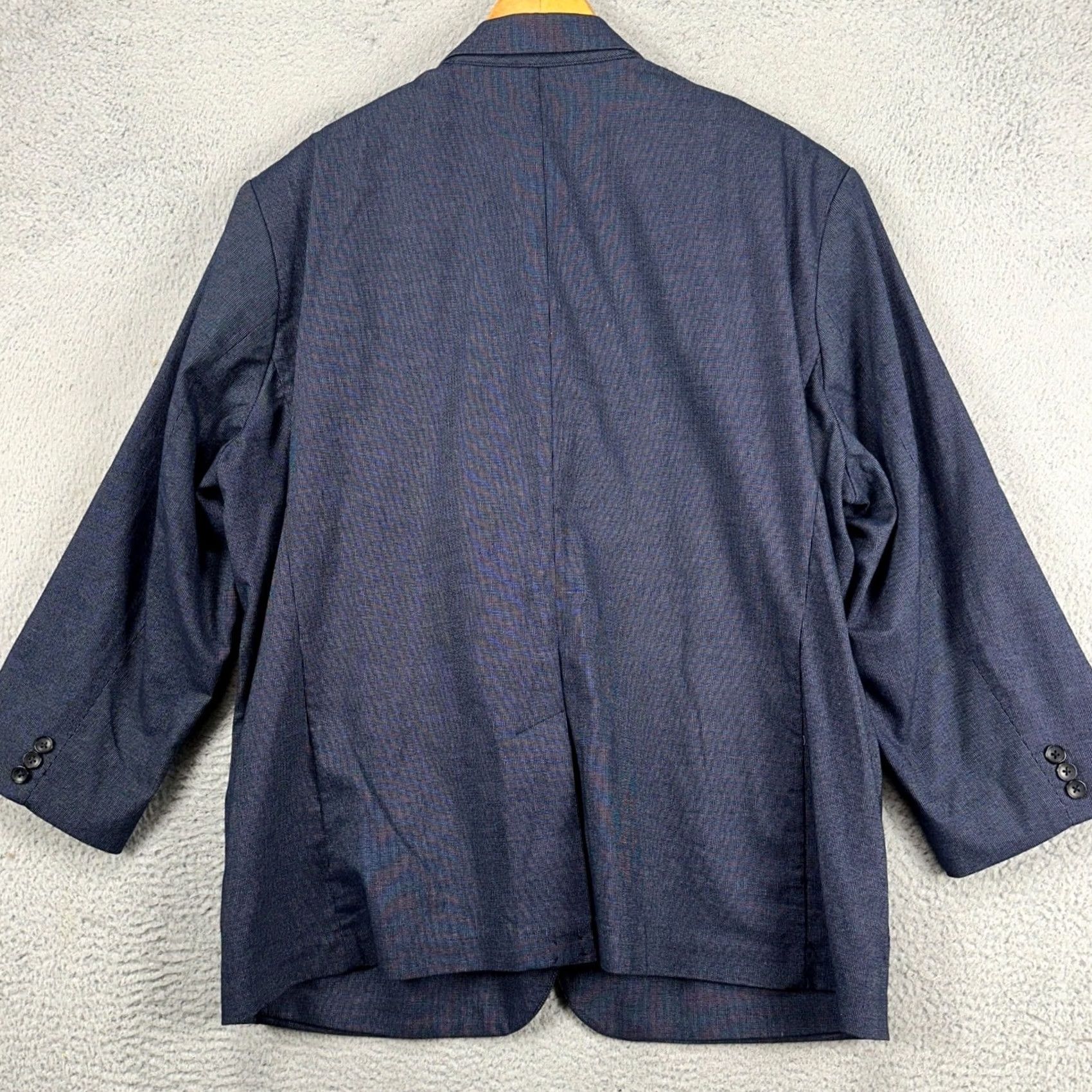 Old Navy Old Navy Women Blazer Shirt Sport Coat 2XL Navy Blue Stretch Pocket Long Sleeve Ladies Blazer Womens Size XXL / US 16-18 / IT 52-54 - 2 Thumbnail