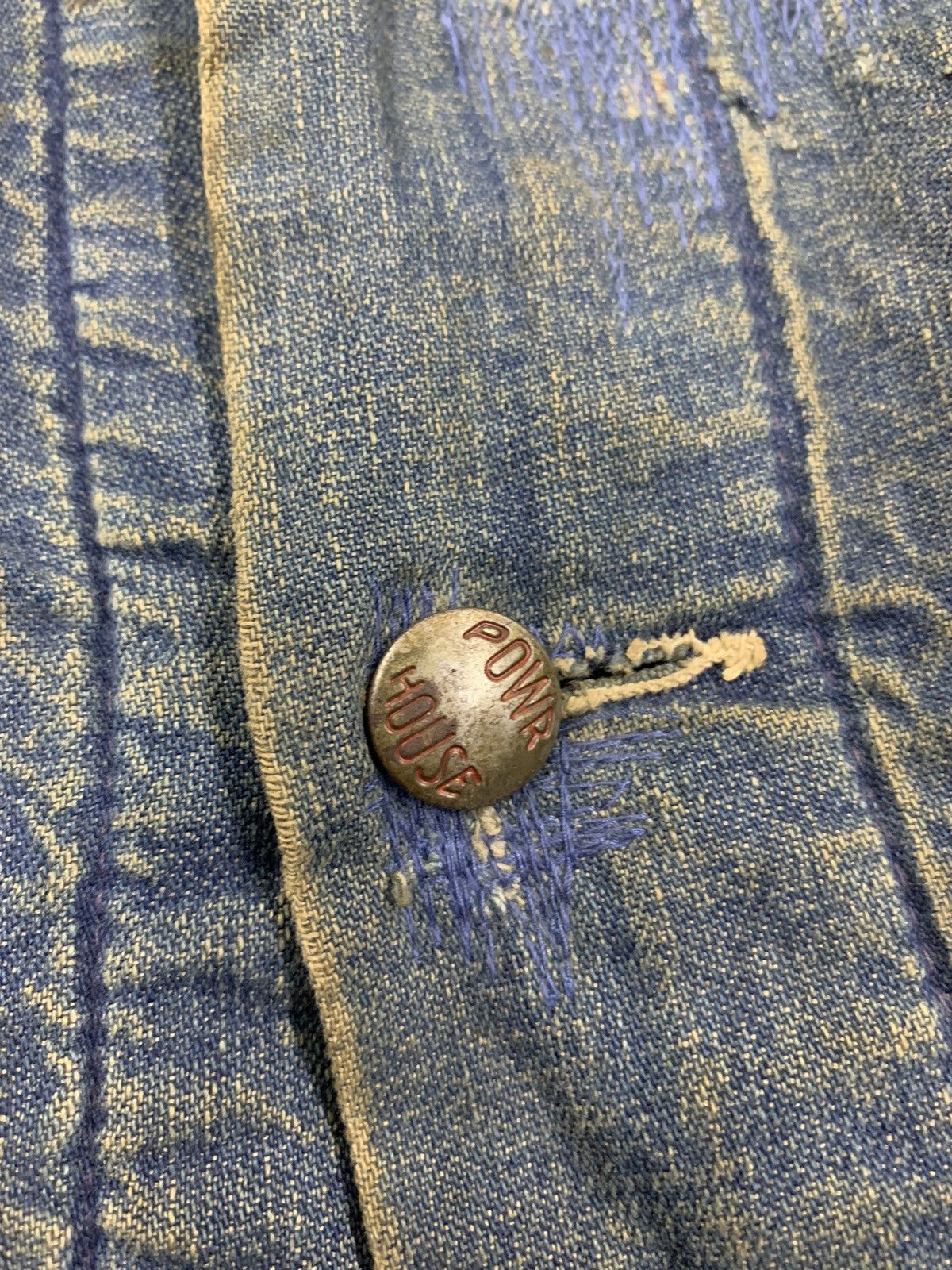Original Montgomery × Vintage 1950’s Power House Blanket-Lined Denim Chore Worker Jacket Size US L / EU 52-54 / 3 - 8 Thumbnail