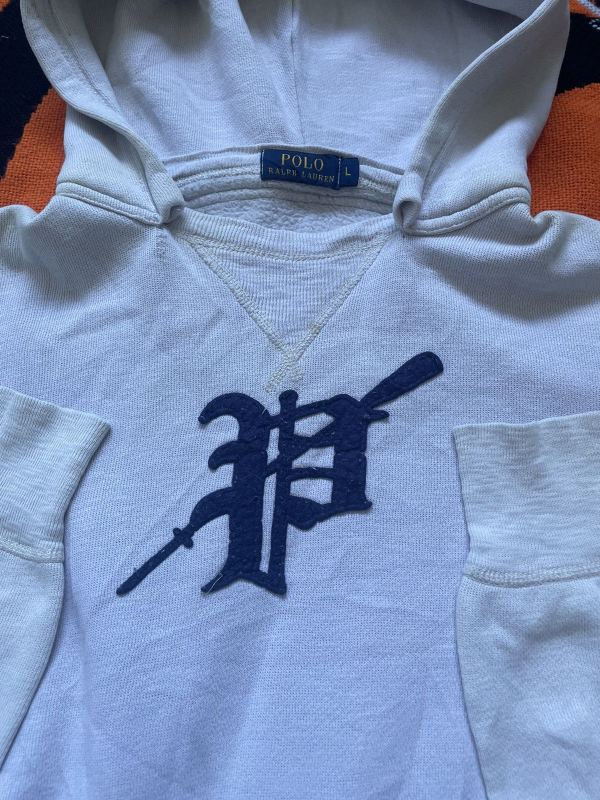 Polo Ralph Lauren × Vintage Vintage Polo Ralph Lauren Hoodie Sweatshirt 2000s White Size US M / EU 48-50 / 2 - 2 Thumbnail