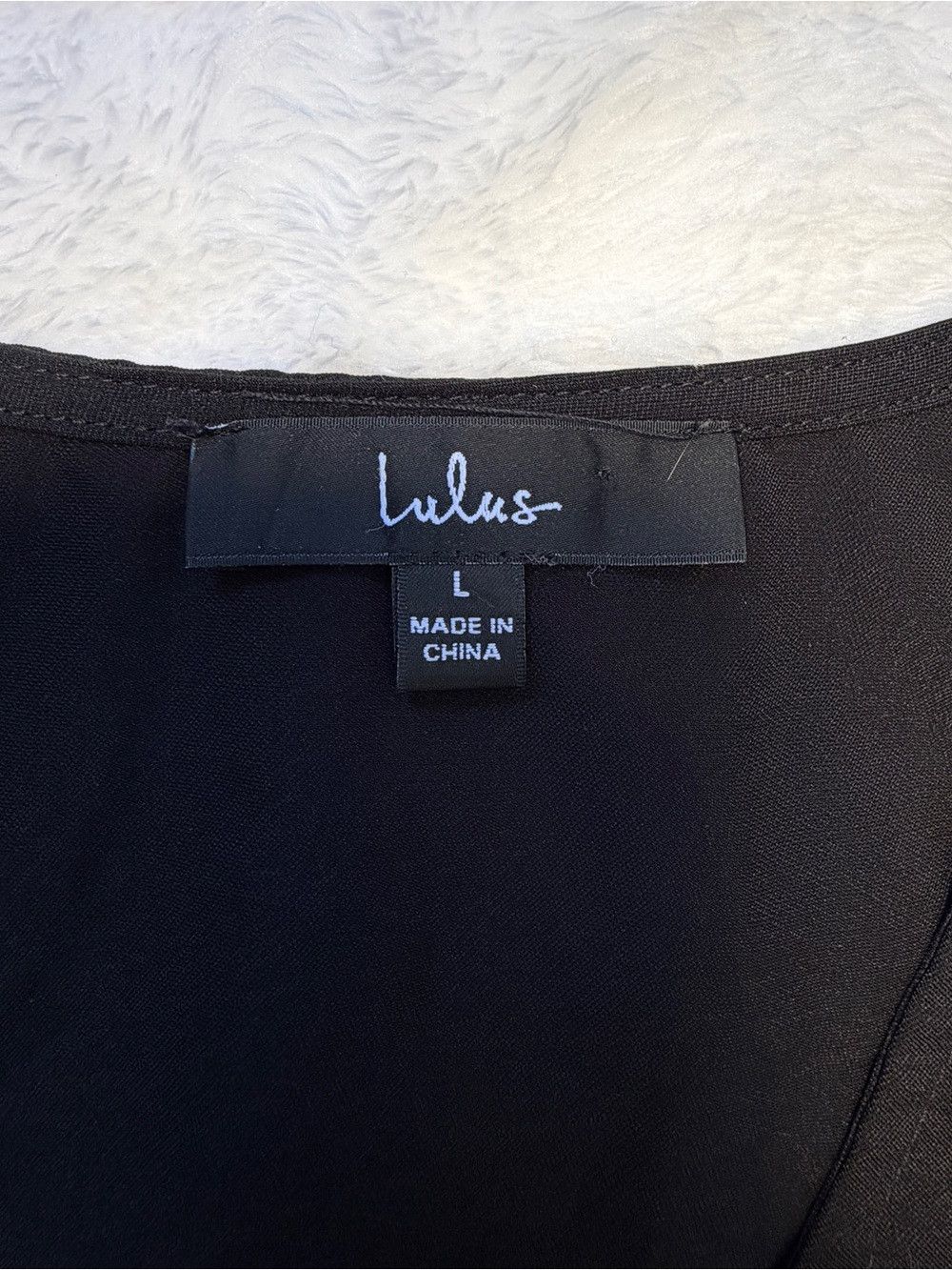 Lulus Twisty Business Black Twist-Front Long Sleeve V-Neck Top Size L / US 10 / IT 46 - 5 Thumbnail
