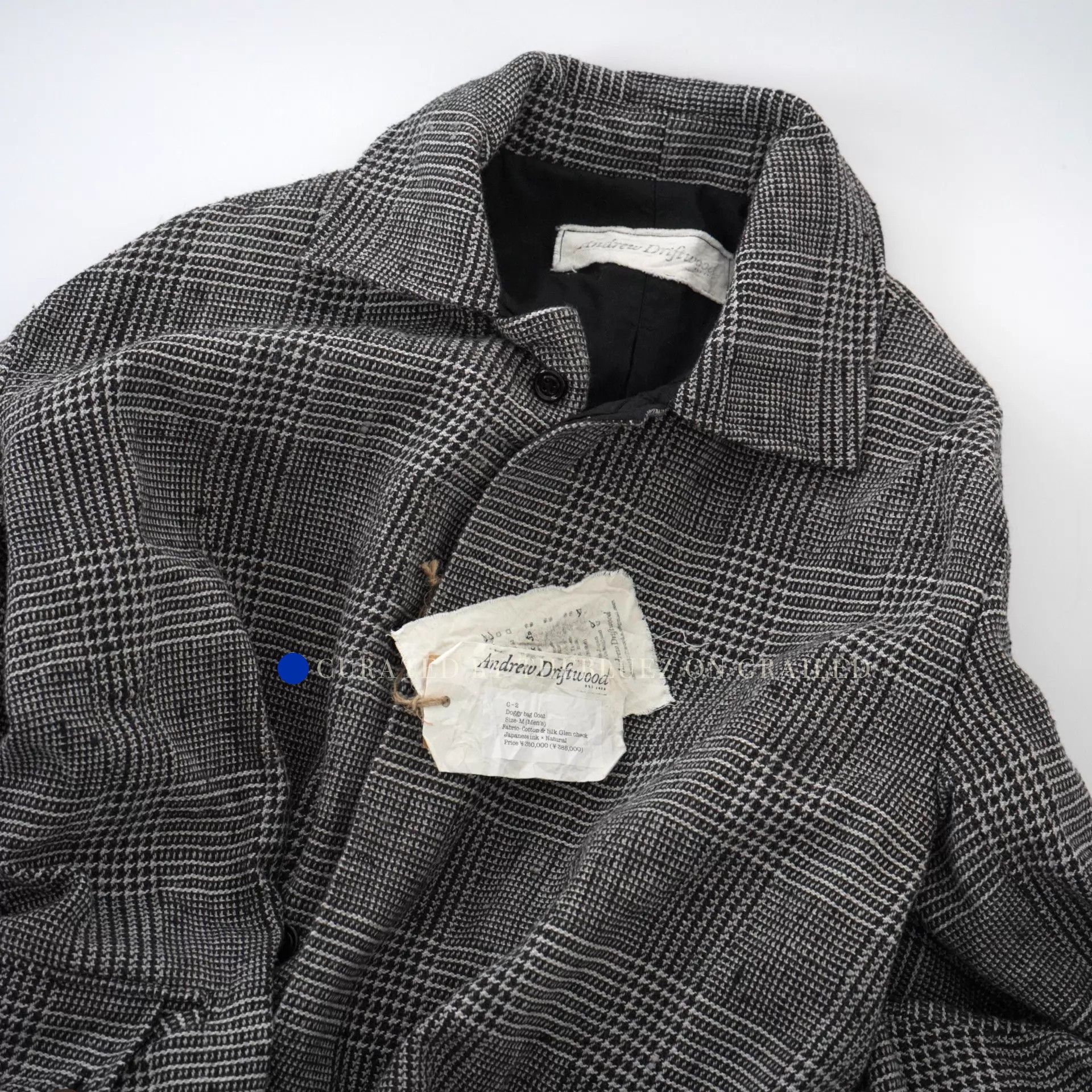 Andrew Glen Check Multi-Color Heavy Coat Size US M / EU 48-50 / 2 - 1 Thumbnail