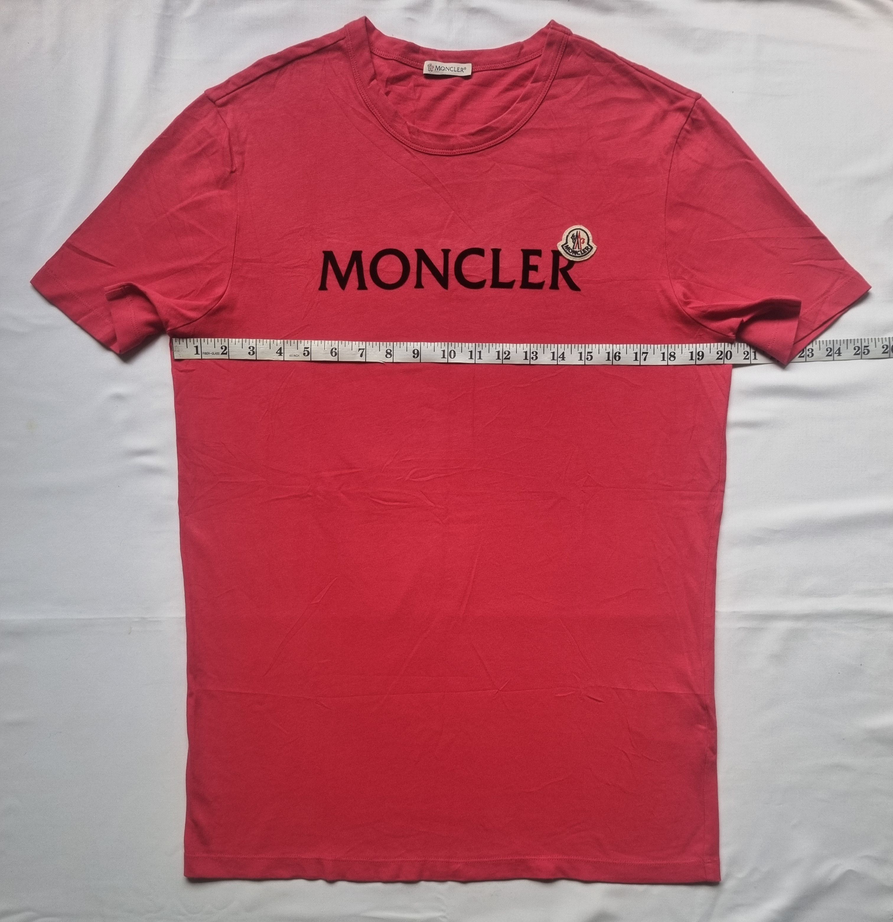 Moncler Moncler Pink T Shirt Size US M / EU 48-50 / 2 - 3 Thumbnail