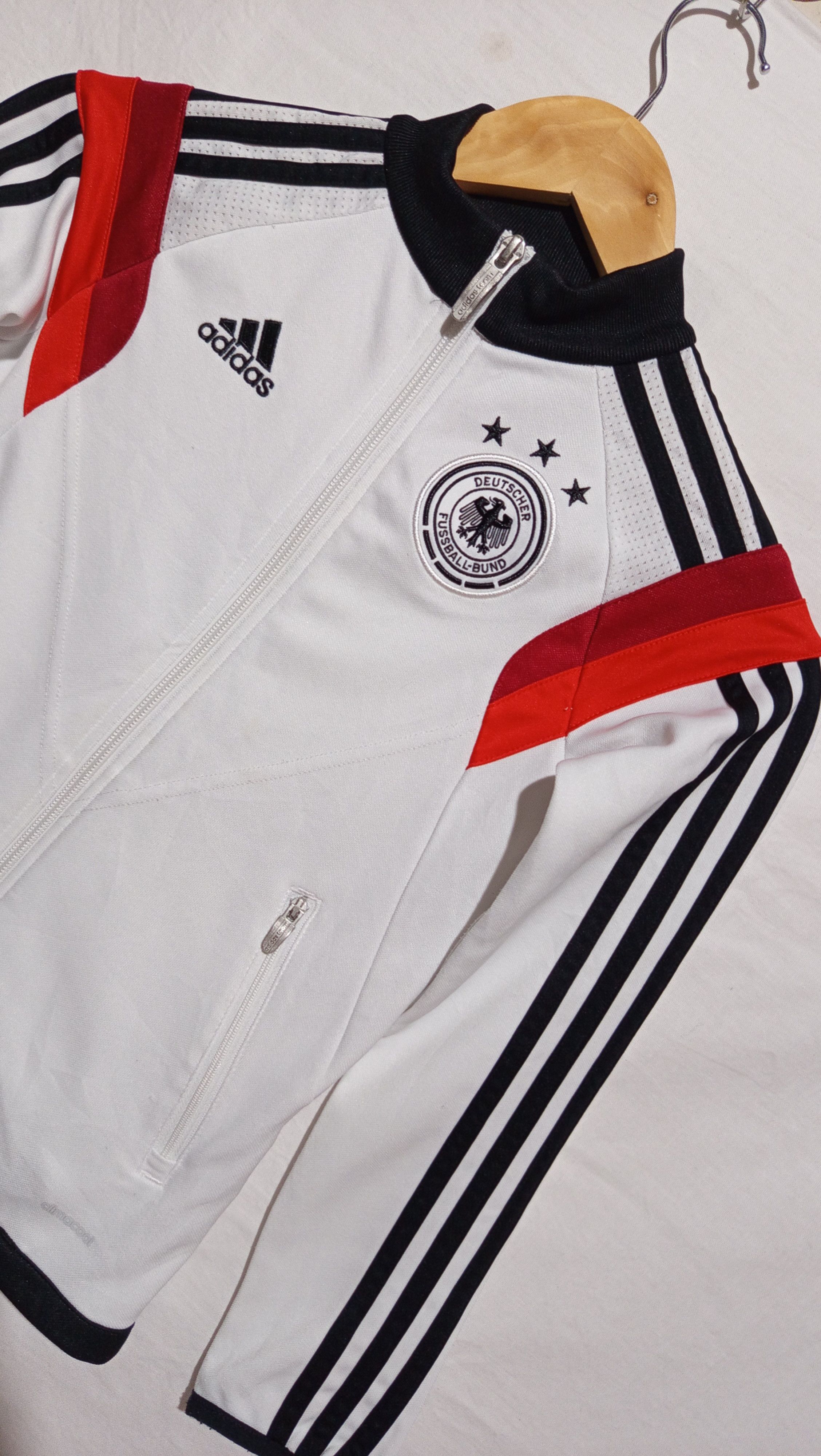 Adidas Adidas Germany National Team 2014 World Cup Track Jacket Size US XXS / EU 40 - 4 Thumbnail