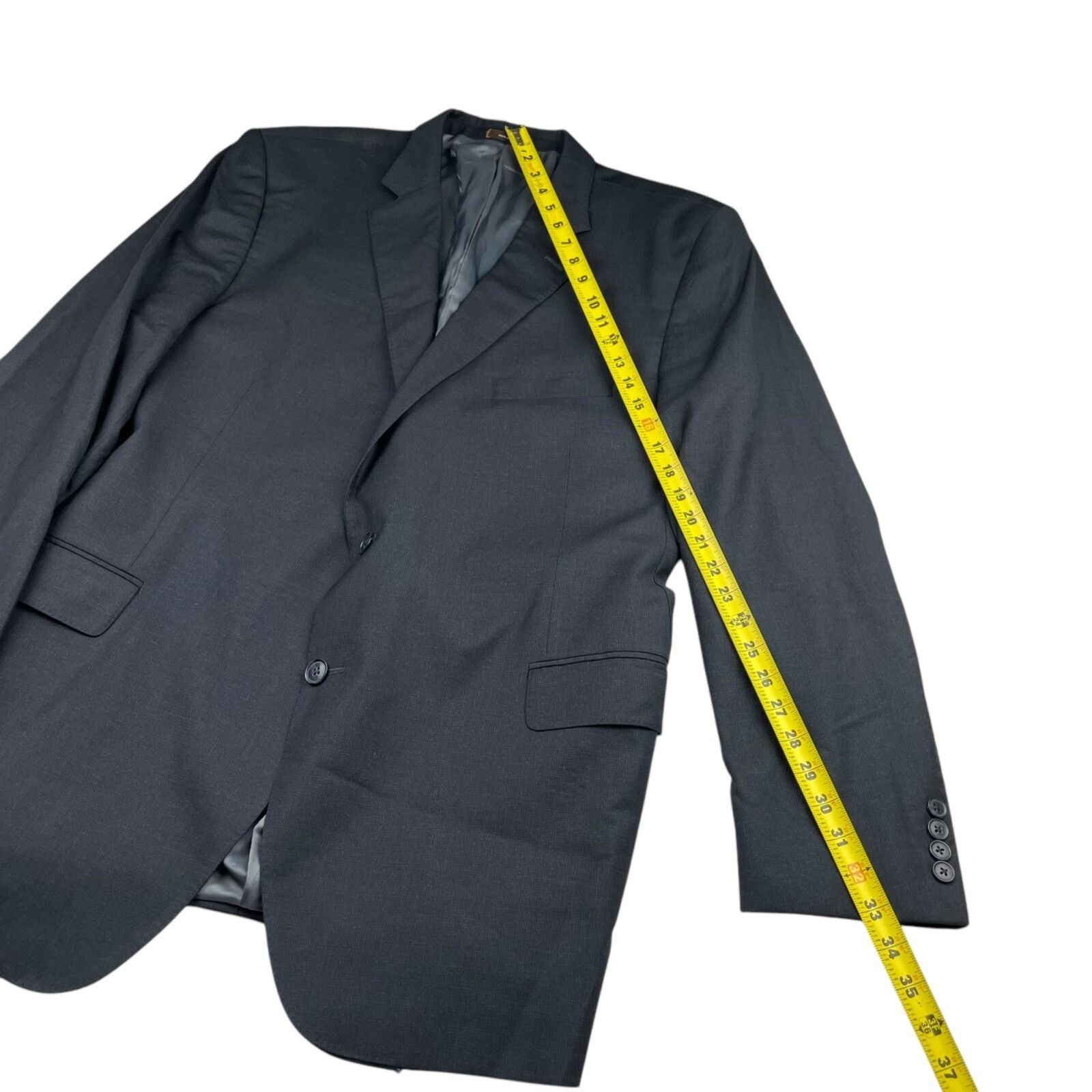 Peter Millar Peter Millar Men’s NanoLuxe 100% Wool 2-Button Suit Gray• 50 Size 50L - 10 Thumbnail